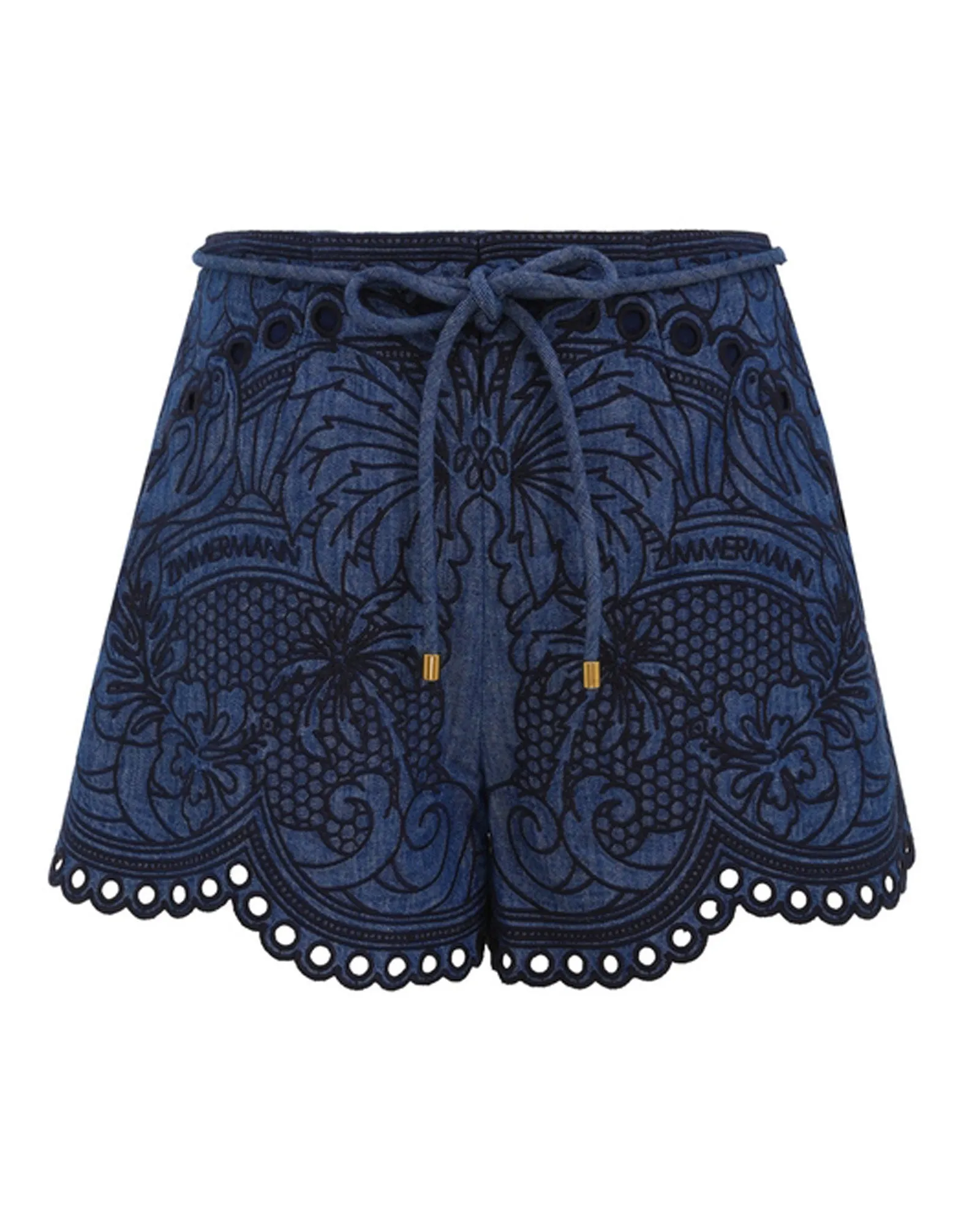 Coco Embroidered Denim Shorts sold by TNT Fashion