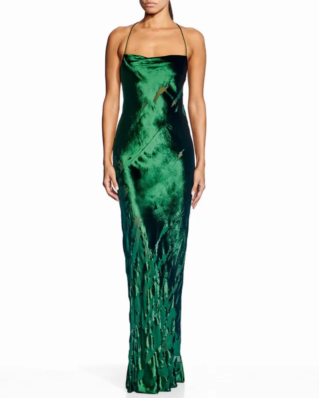 Cowl Bias Gown sold by TNT Fashion