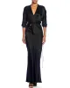 Long Sleeve Wrap Blouse sold by TNT Fashion