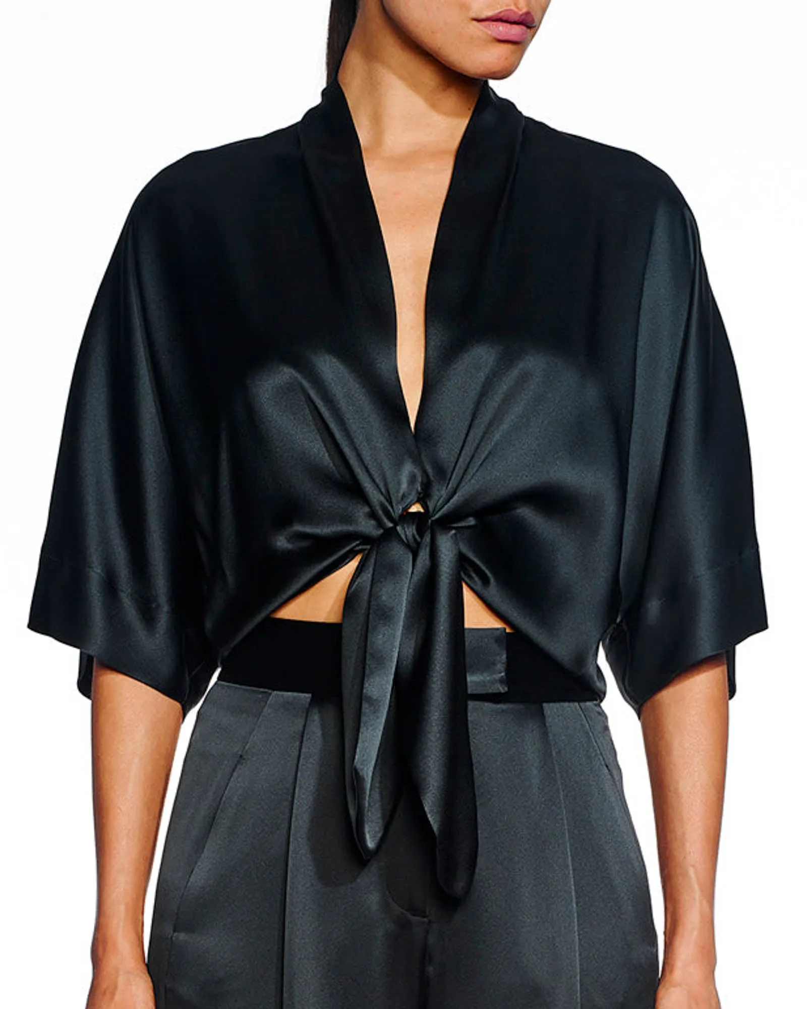 Dolman Tie Blouse sold by TNT Fashion