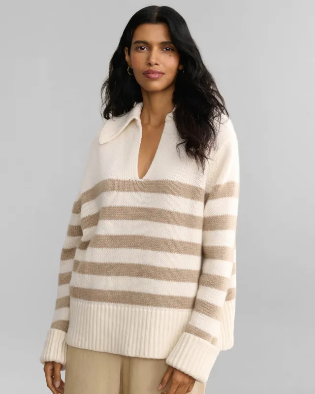 Cashmere Phoebe Polo sold by TNT Fashion