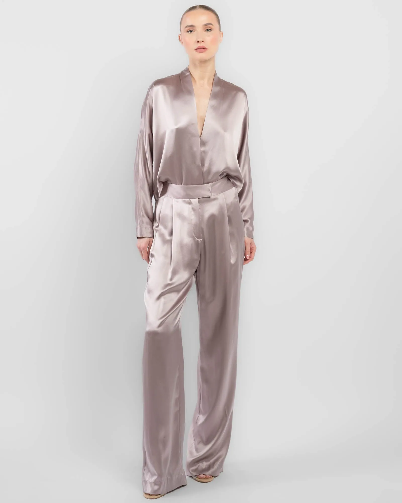 Long Sleeve Tie Front Blouse sold by TNT Fashion product image thumbnail 2