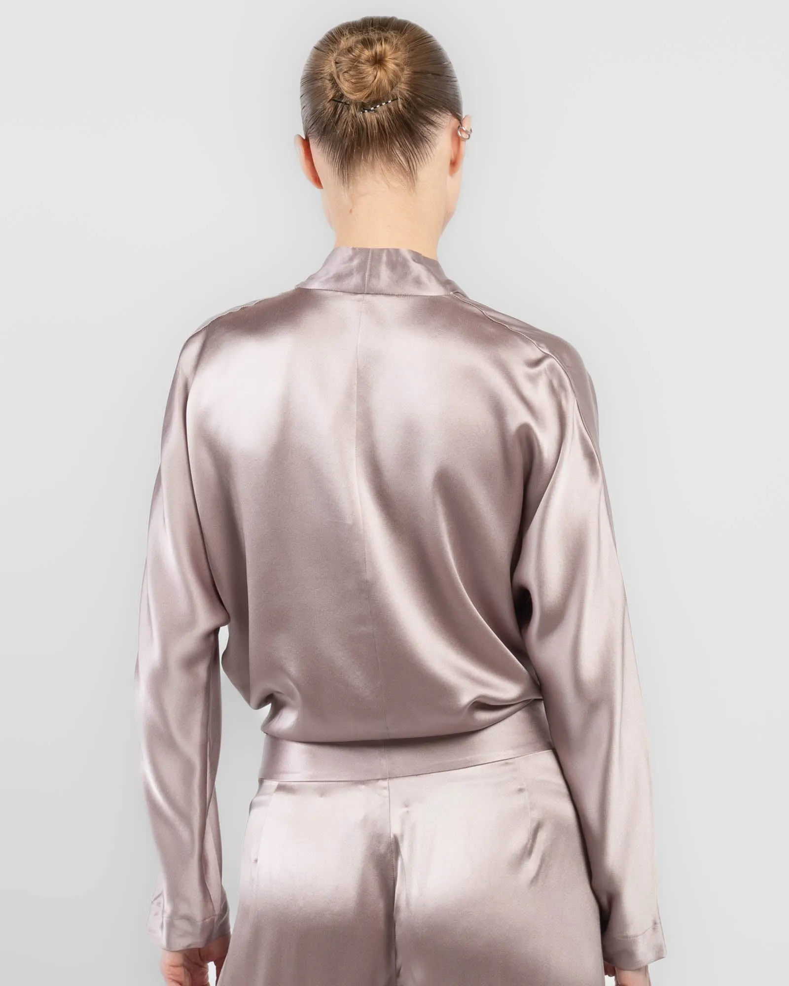 Long Sleeve Tie Front Blouse sold by TNT Fashion product image thumbnail 3