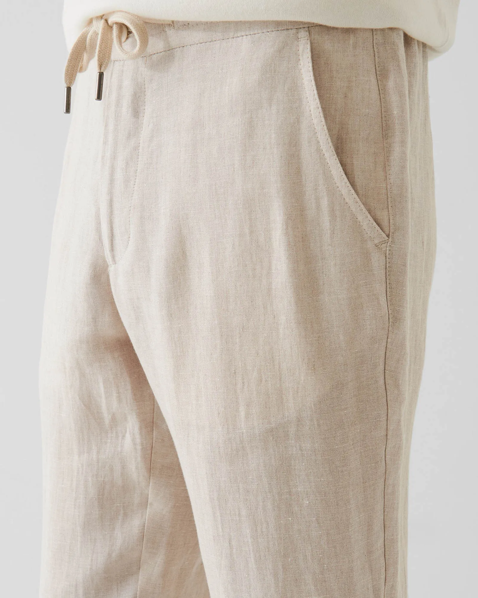 Linen Drawstring Pants sold by TNT Fashion product image thumbnail 4