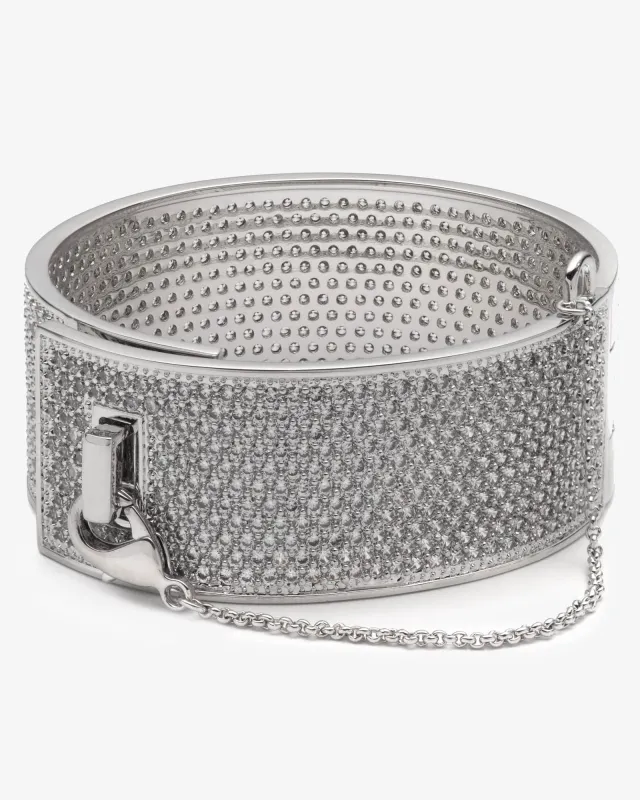 Pavé Chain Cuff made by Eddie Borgo