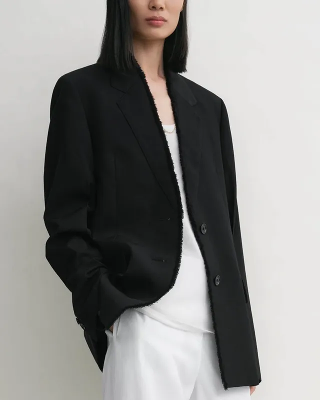 Raw Lapel Jacket sold by TNT Fashion