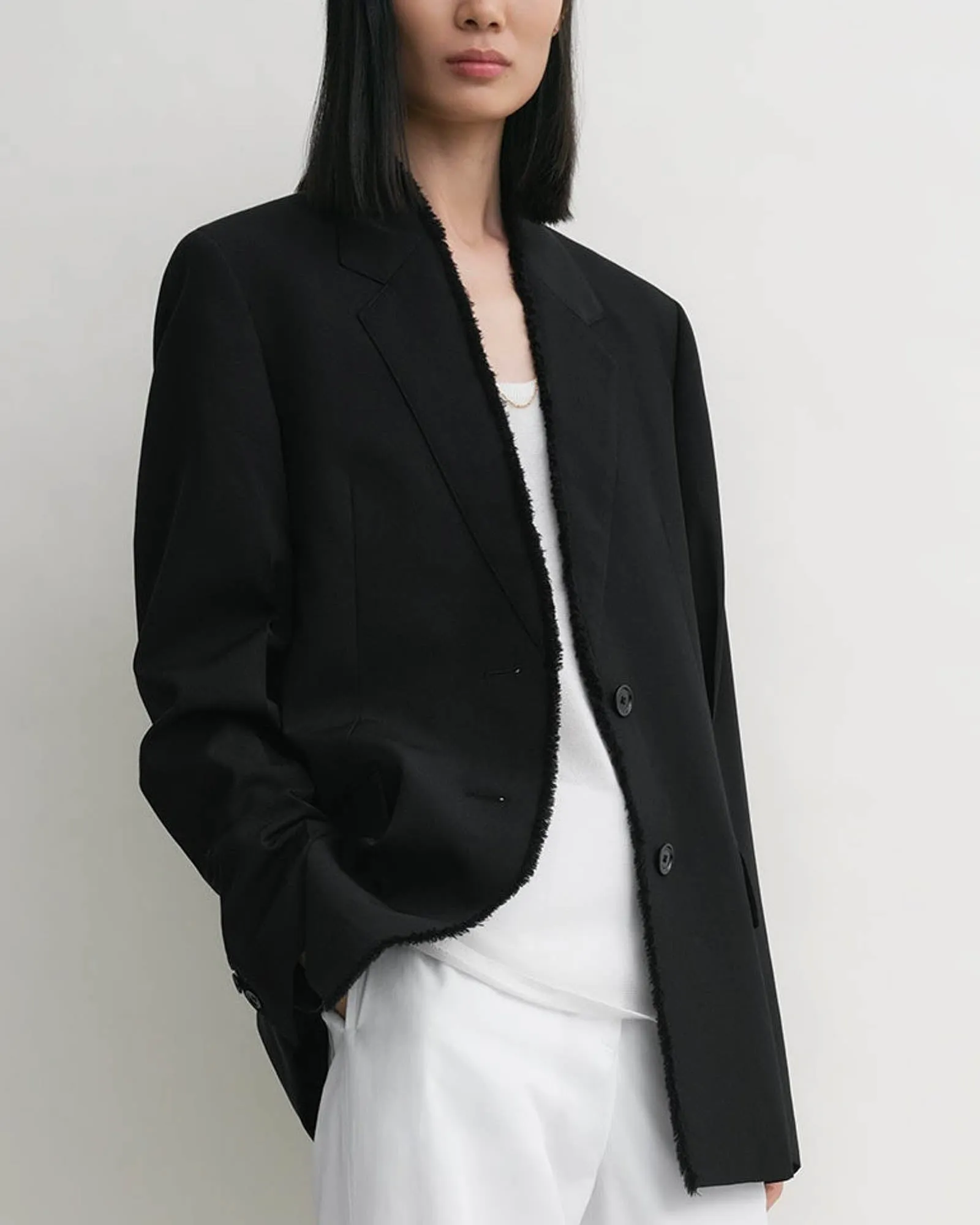 Raw Lapel Jacket sold by TNT Fashion
