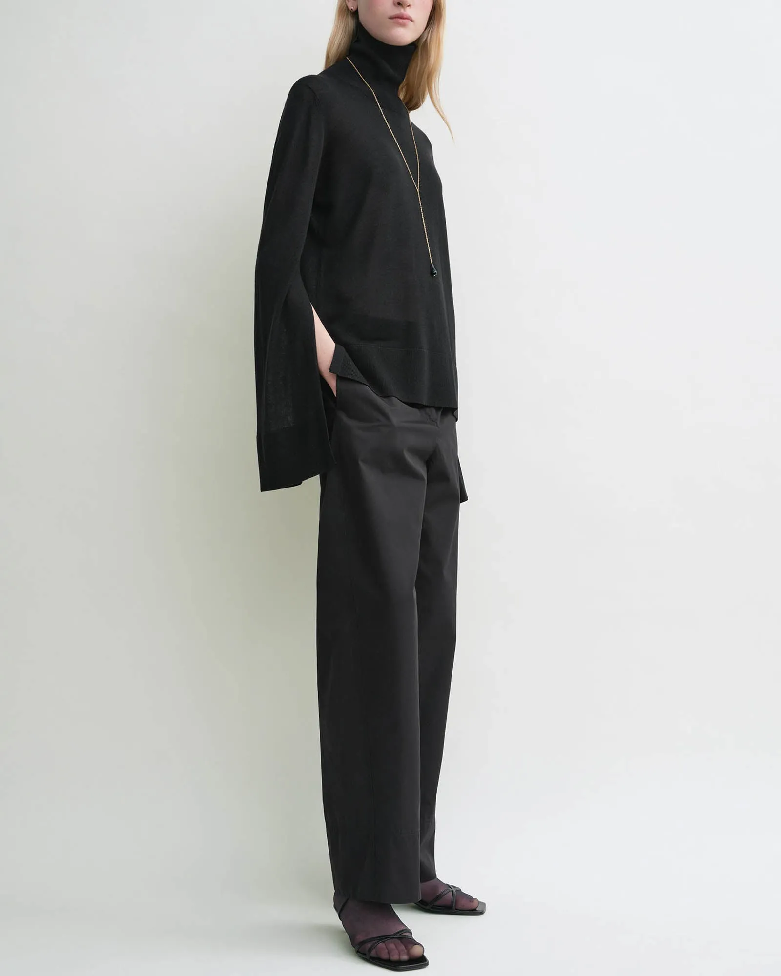 Slit Sleeve Turtleneck sold by TNT Fashion product image thumbnail 4