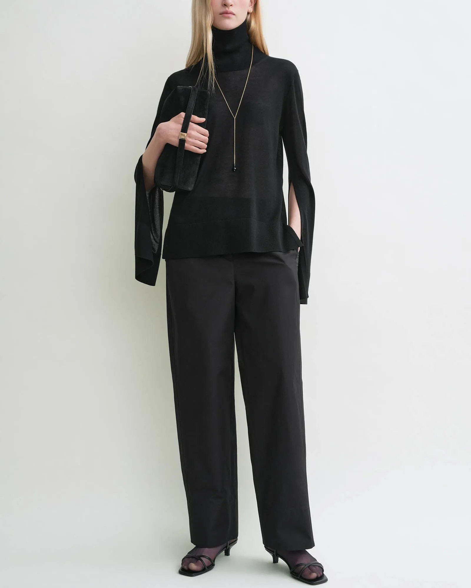 Slit Sleeve Turtleneck sold by TNT Fashion product image thumbnail 2