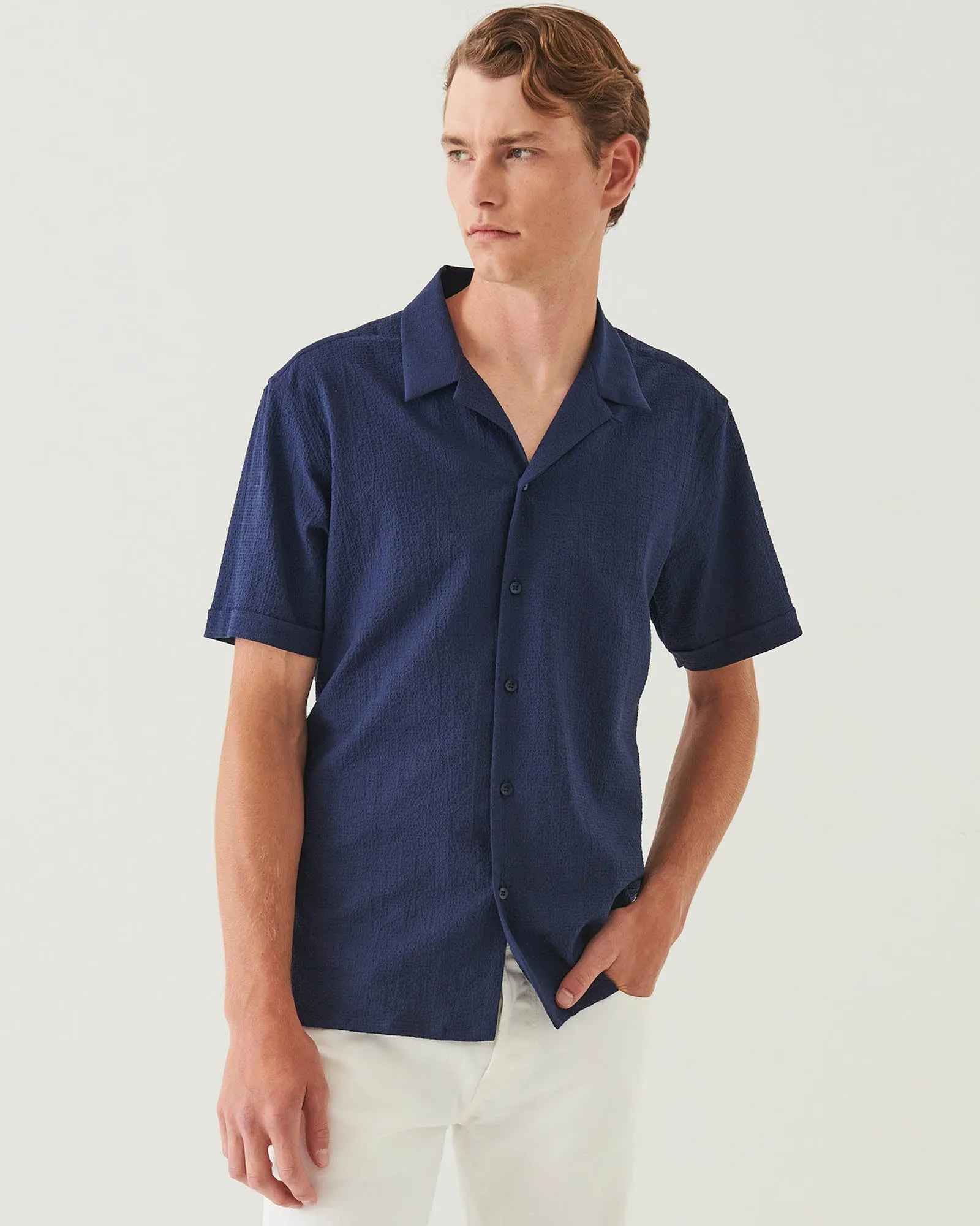 Cotton Camp Collar Shirt sold by TNT Fashion product image thumbnail 2