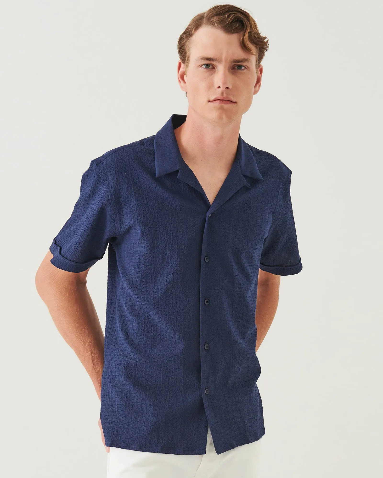 Cotton Camp Collar Shirt sold by TNT Fashion product image thumbnail 3