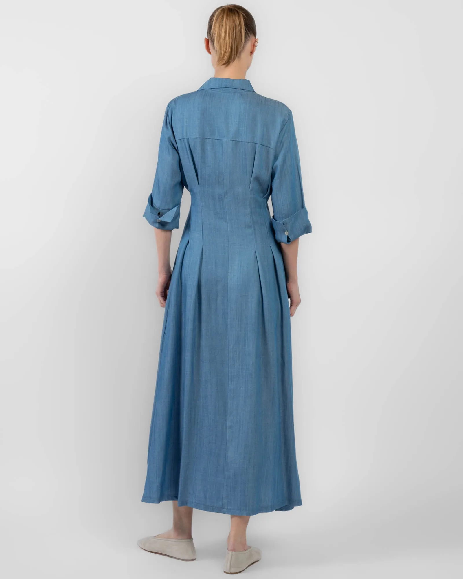 Long Button Dress sold by TNT Fashion product image thumbnail 2