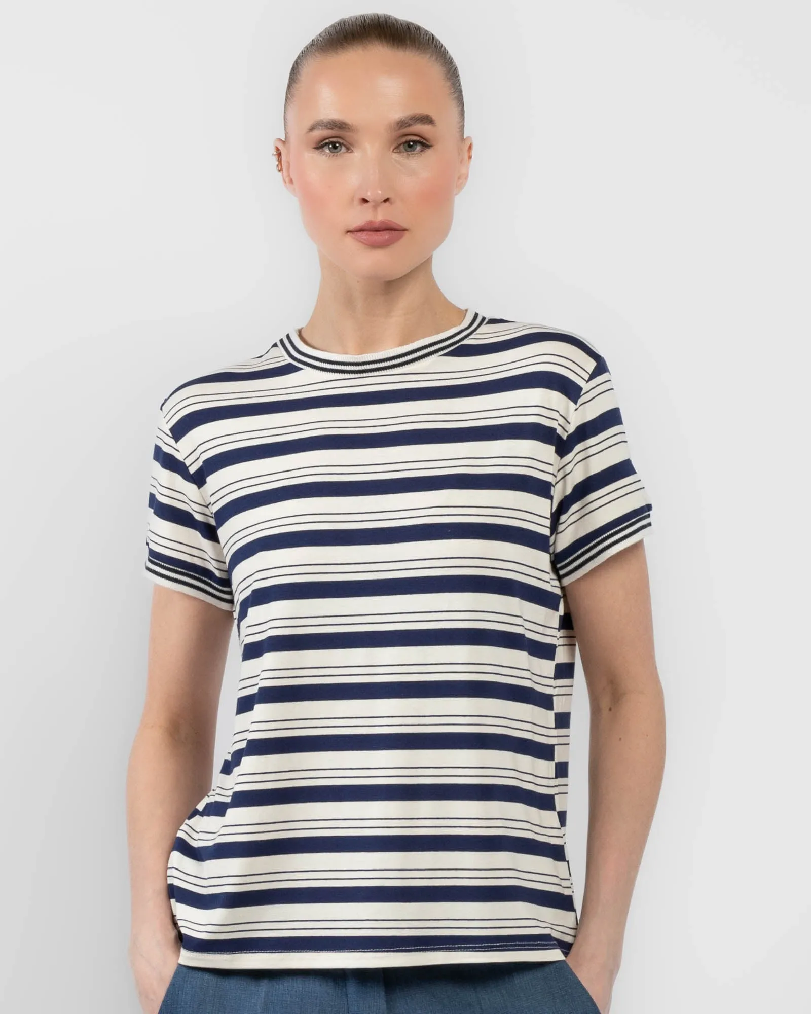 Stripe Crew Top sold by TNT Fashion