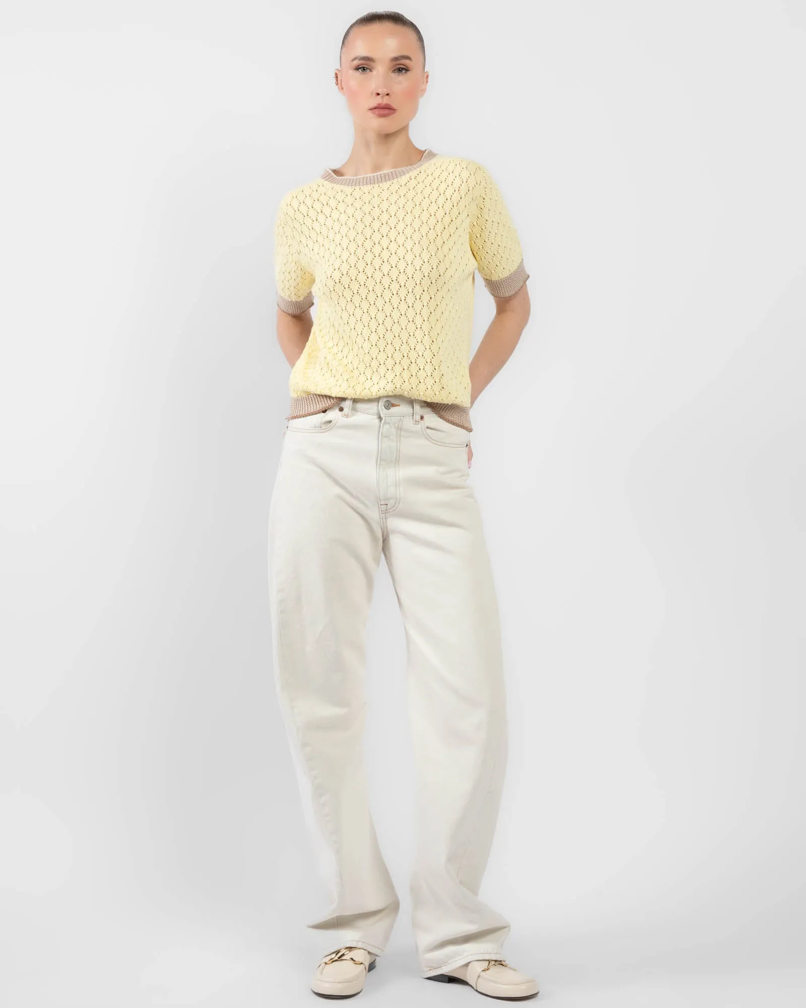 Short Sleeve Knit Top sold by TNT Fashion product image thumbnail 2