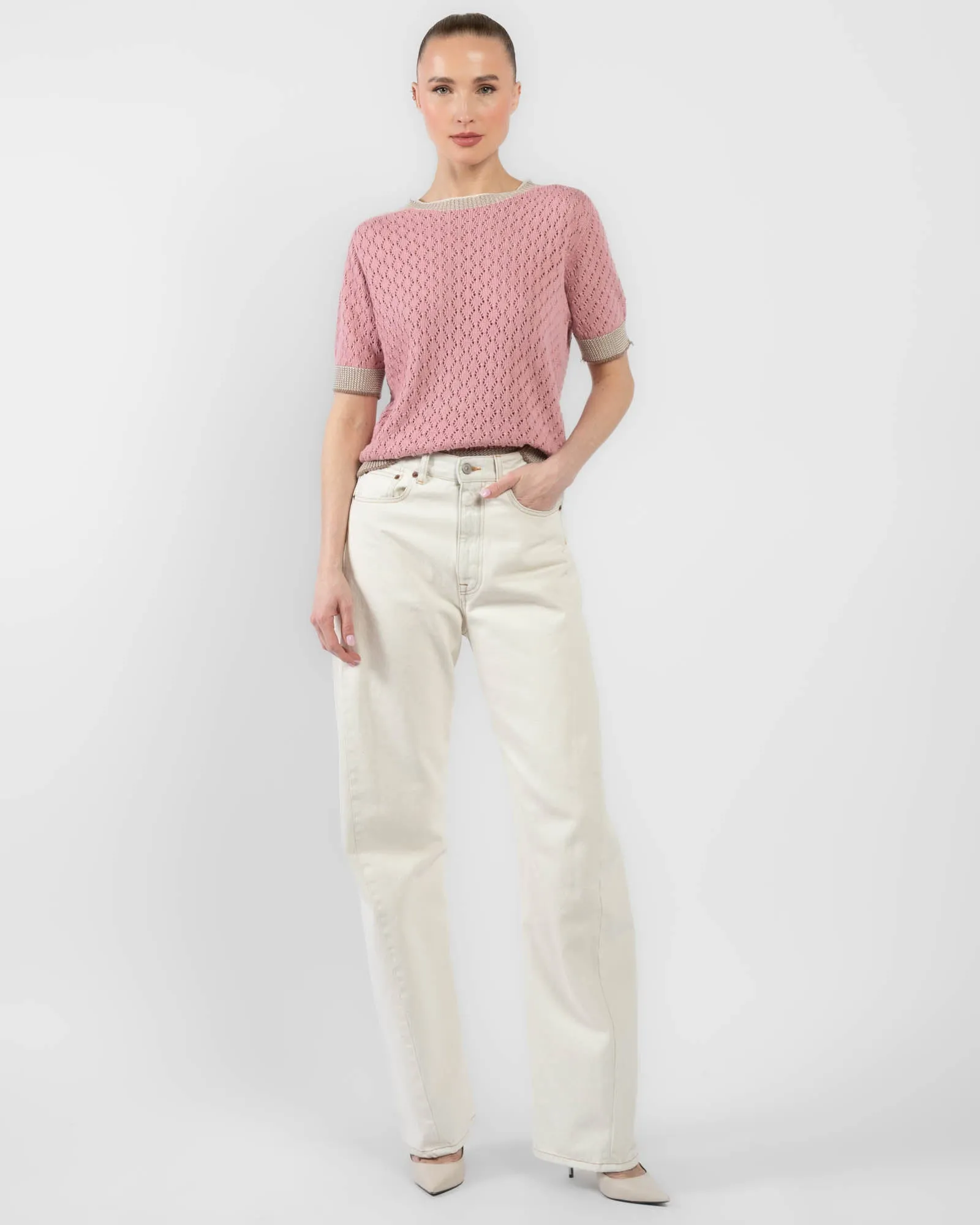 Short Sleeve Knit Top sold by TNT Fashion product image thumbnail 2