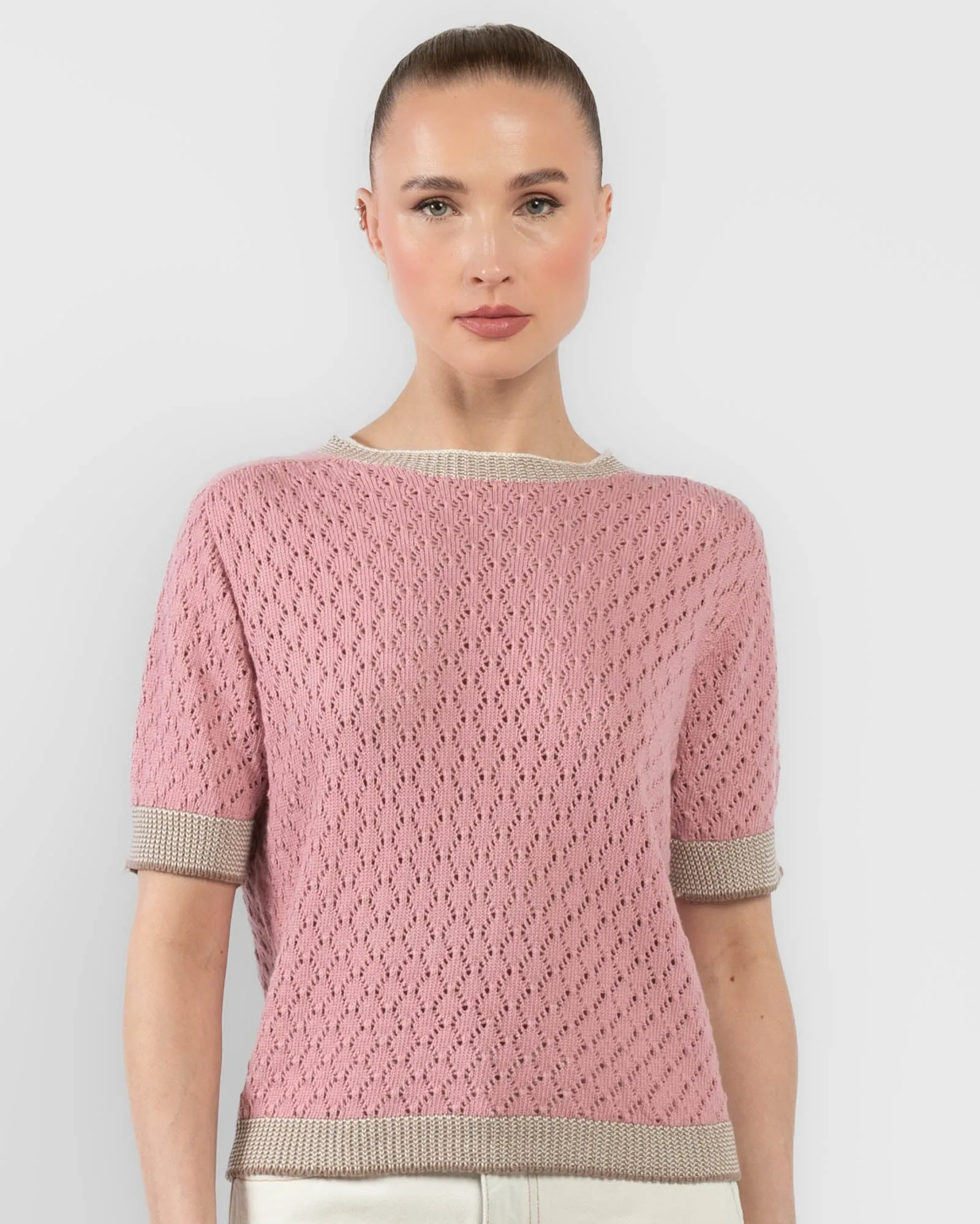 Short Sleeve Knit Top sold by TNT Fashion
