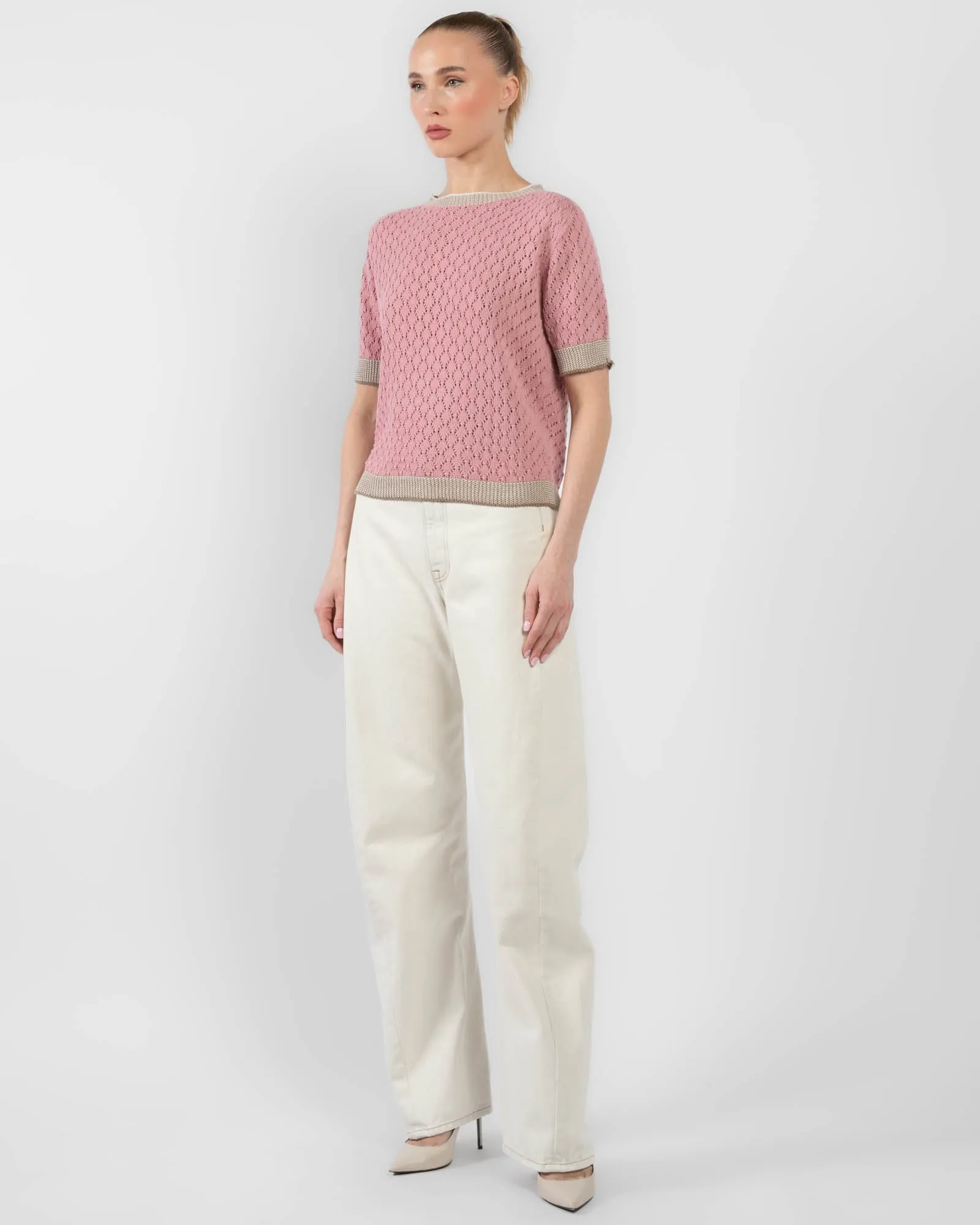 Short Sleeve Knit Top sold by TNT Fashion product image thumbnail 4