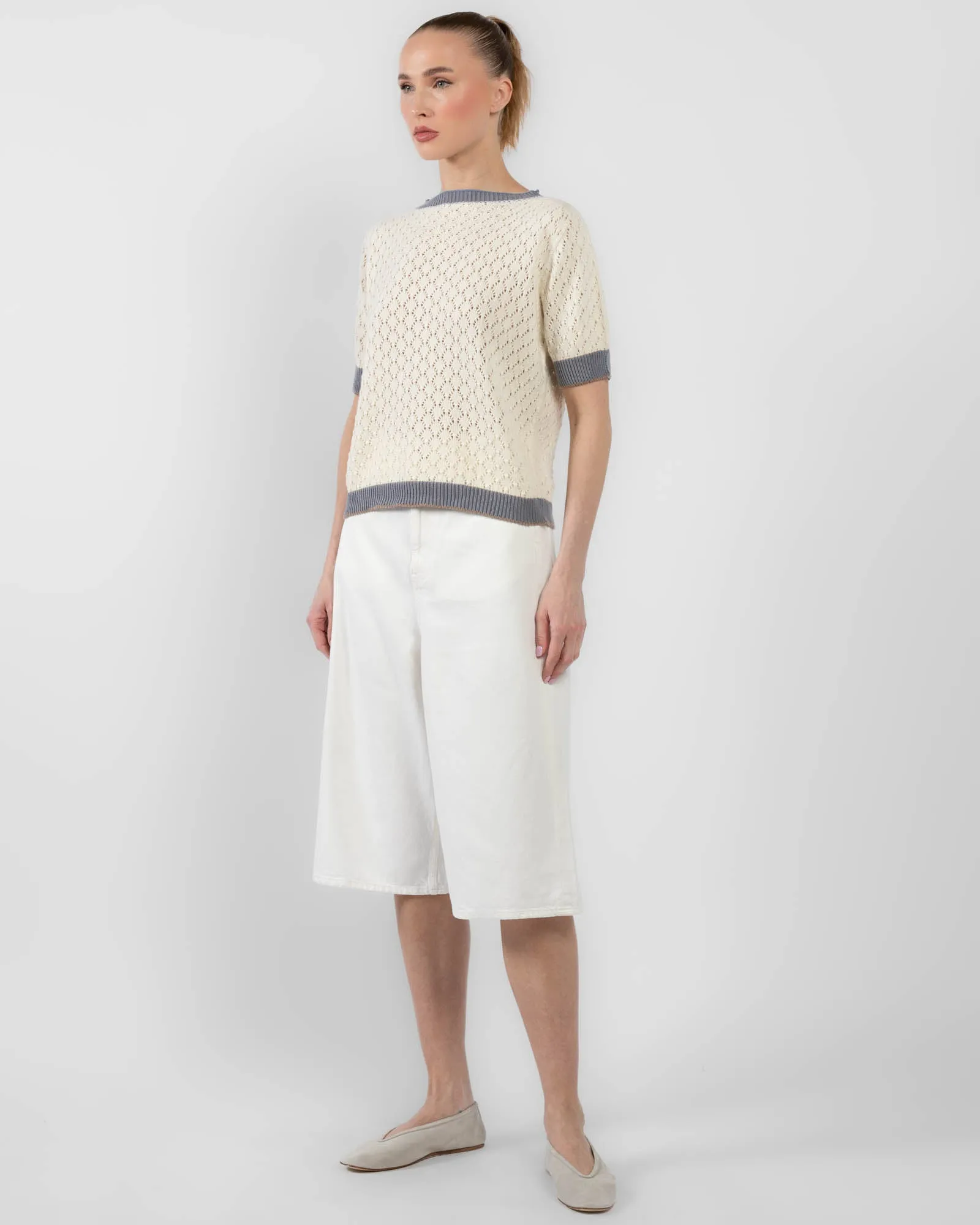 Short Sleeve Knit Top sold by TNT Fashion product image thumbnail 4