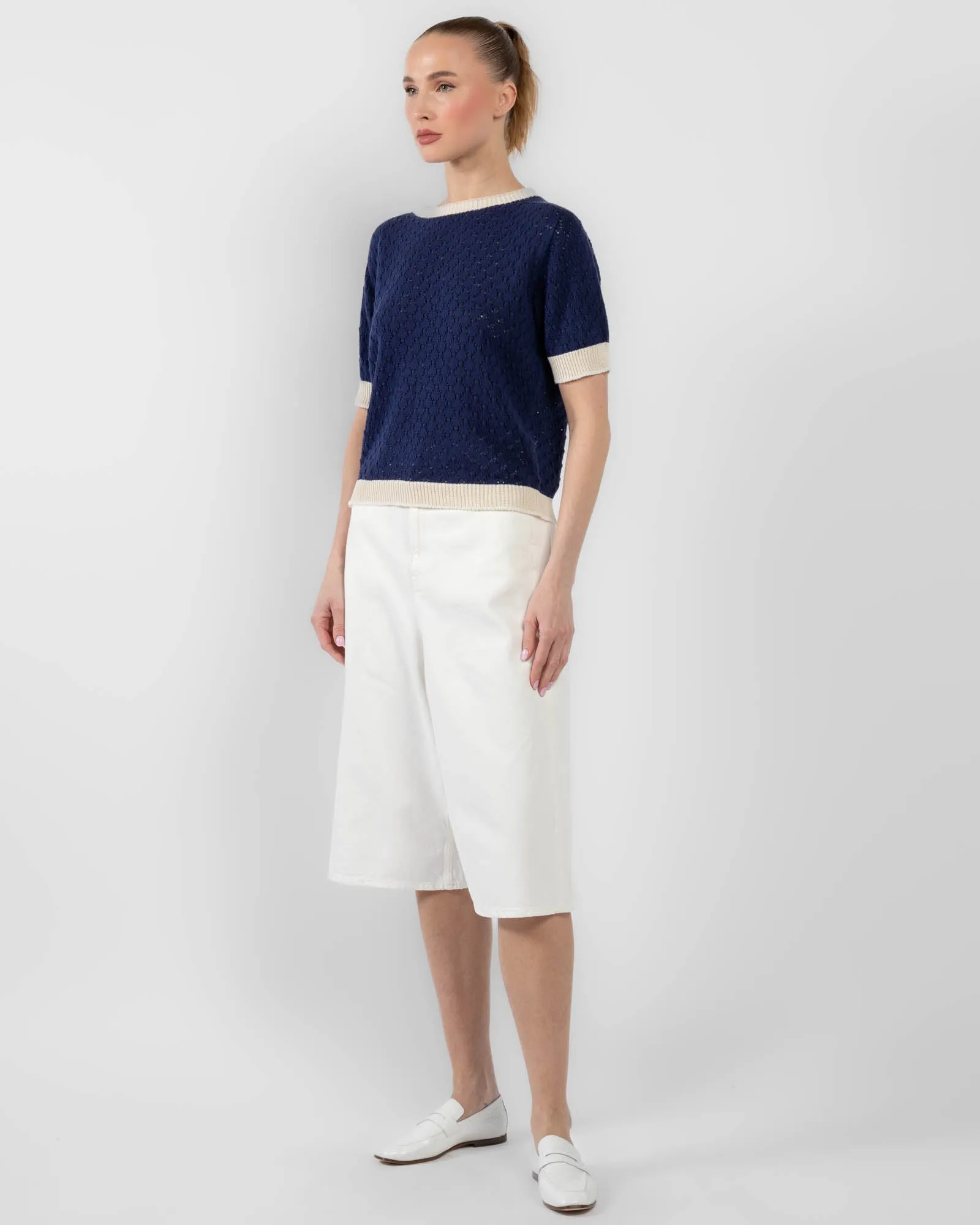 Short Sleeve Knit Top sold by TNT Fashion product image thumbnail 4