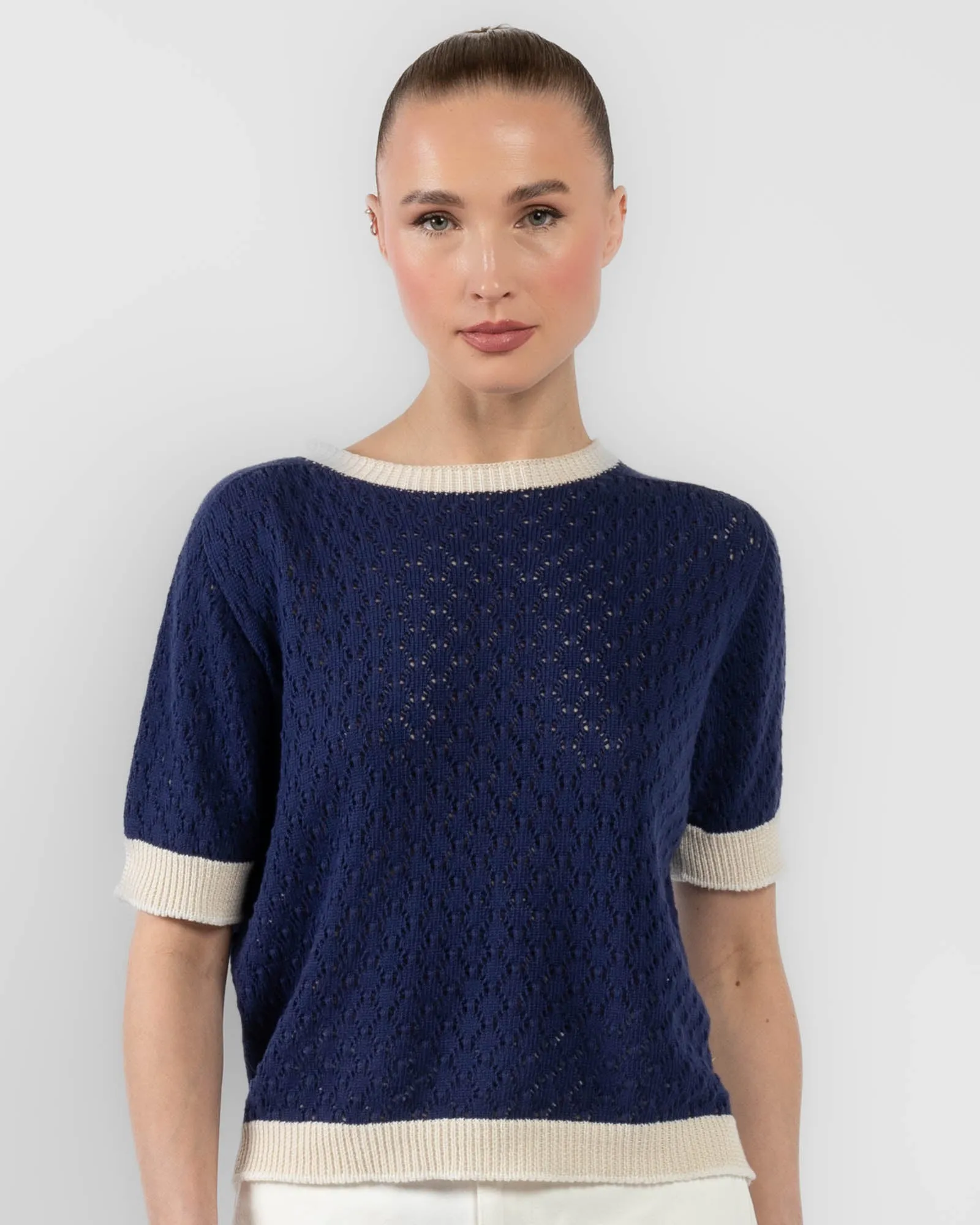 Short Sleeve Knit Top sold by TNT Fashion