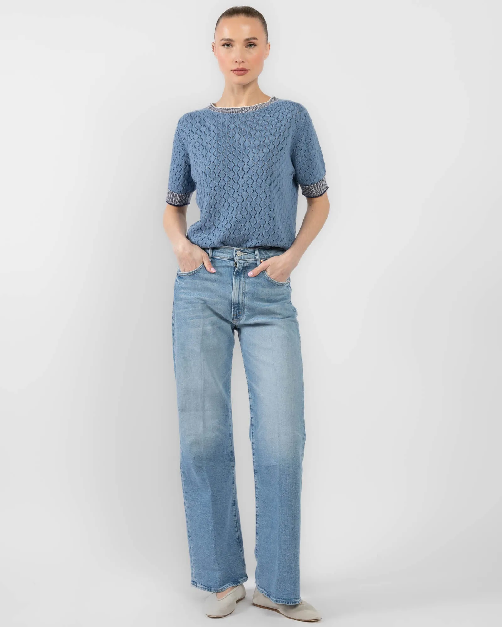 Short Sleeve Knit Top sold by TNT Fashion product image thumbnail 2
