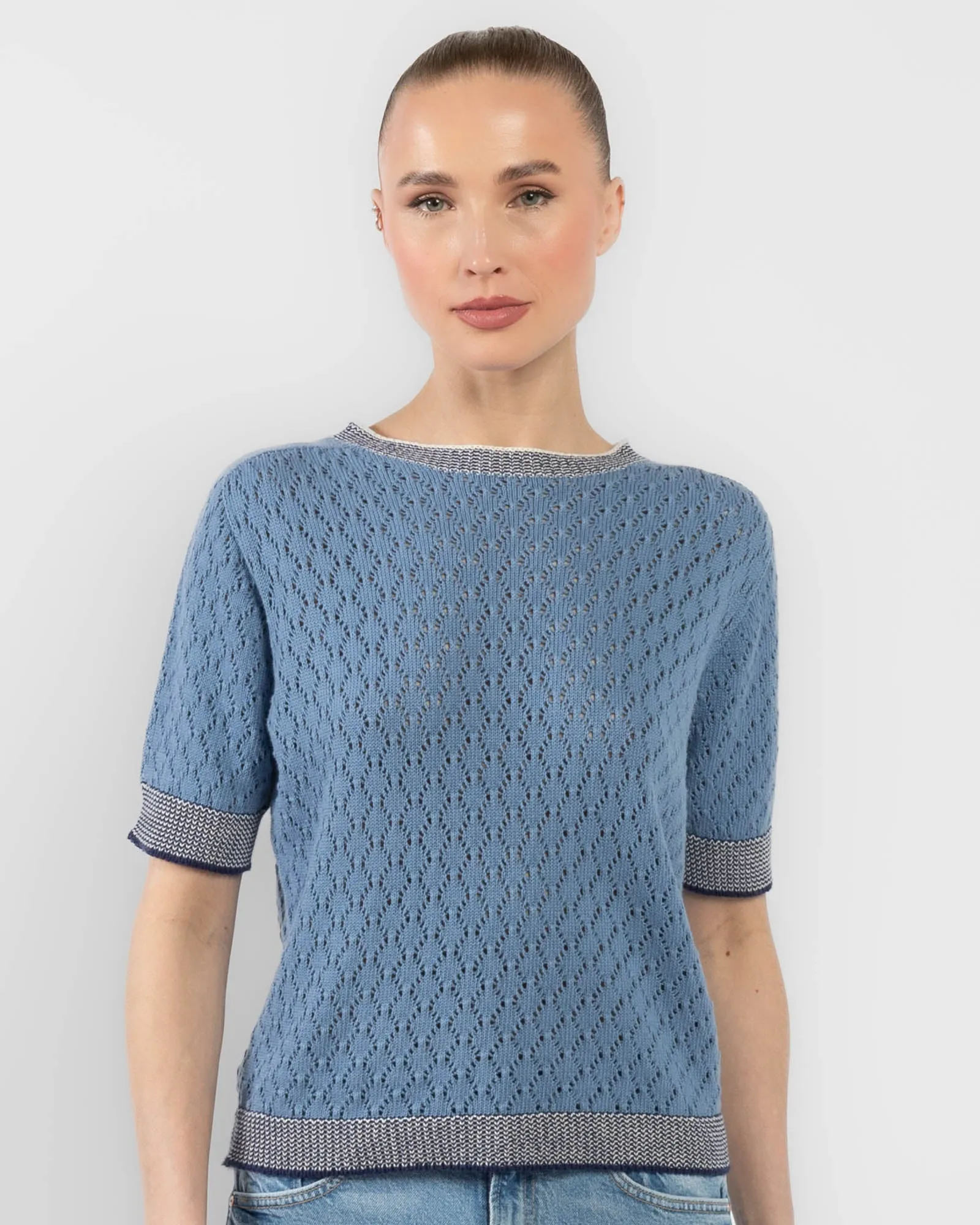 Short Sleeve Knit Top sold by TNT Fashion