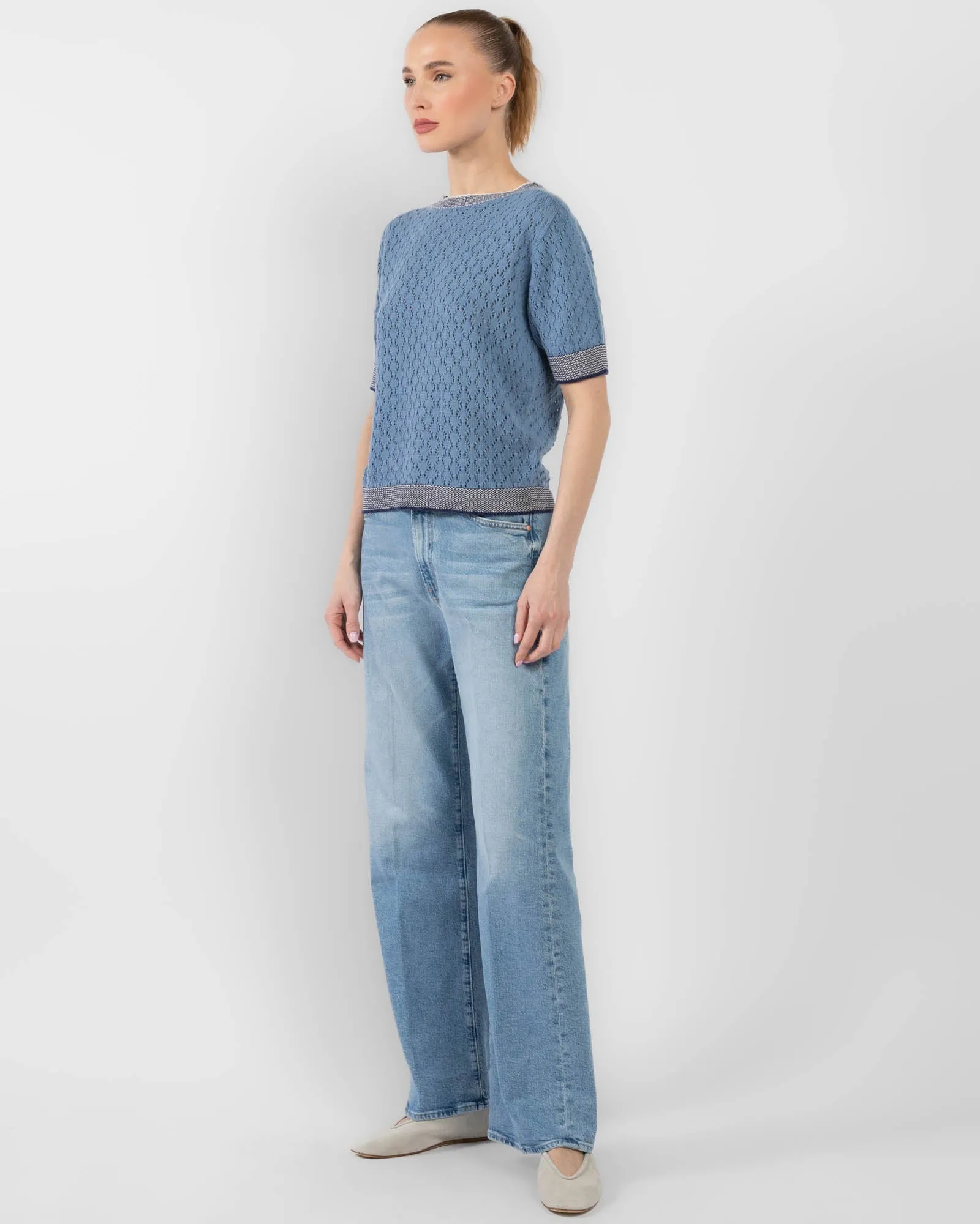 Short Sleeve Knit Top sold by TNT Fashion product image thumbnail 4