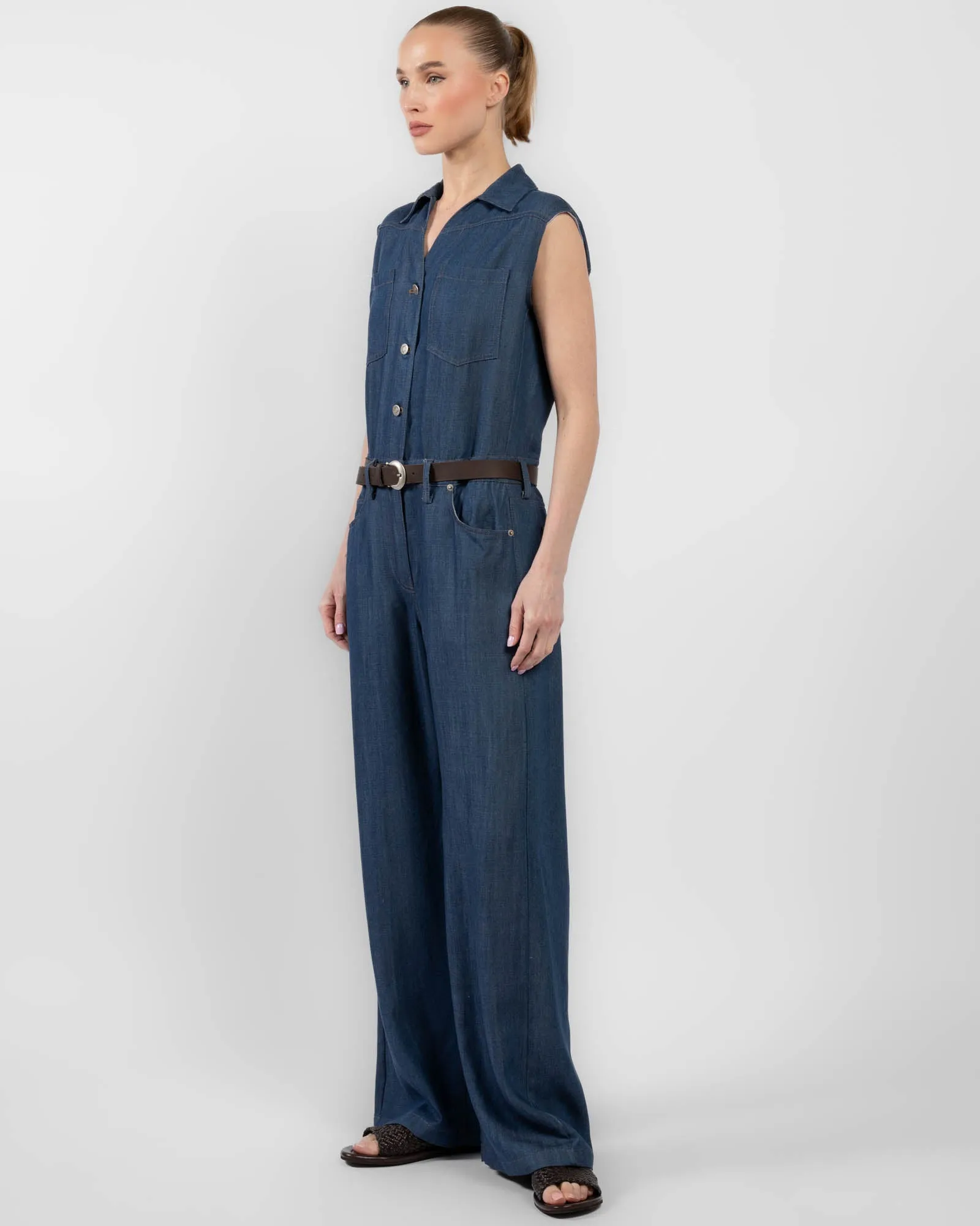 Denim Jumpsuit sold by TNT Fashion product image thumbnail 4