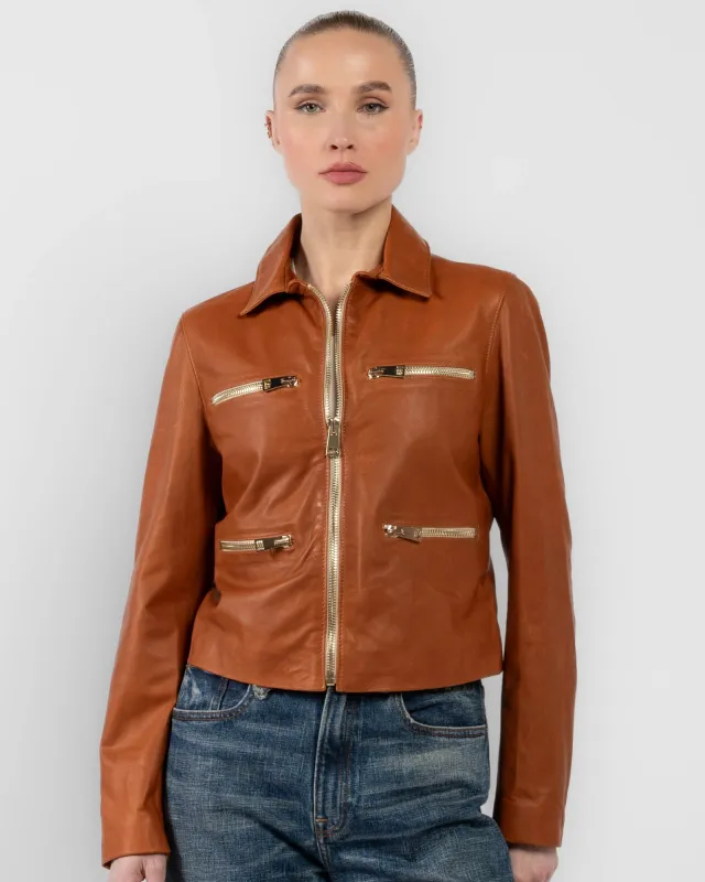 Leather Jacket made by TNT Fashion