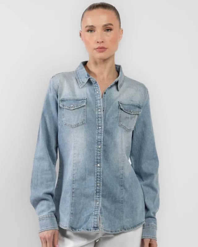 Denim Shirt sold by TNT Fashion