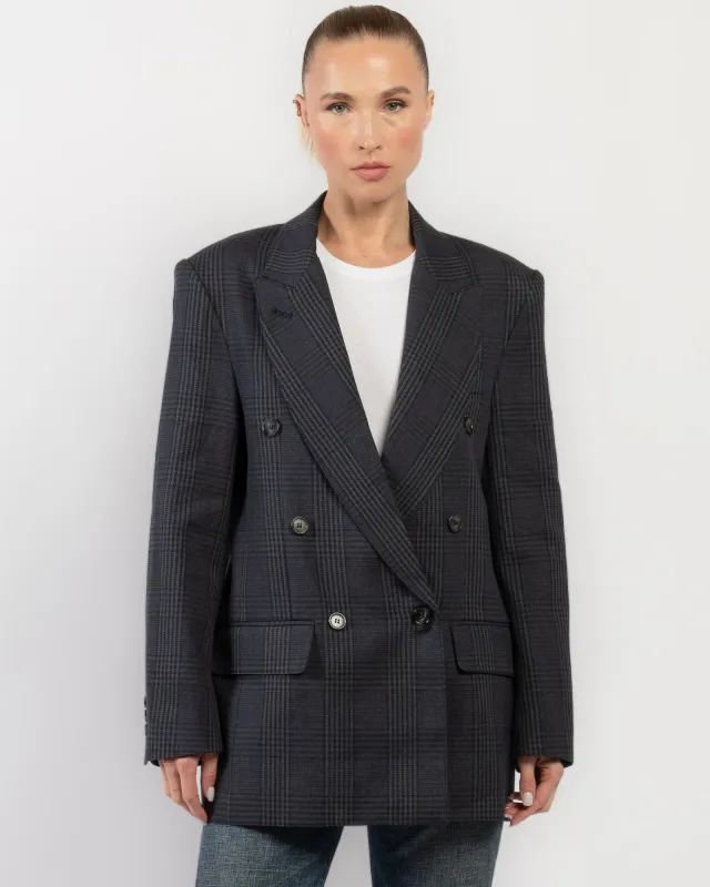 Double-Breasted Peaked Lapel Blazer sold by TNT Fashion