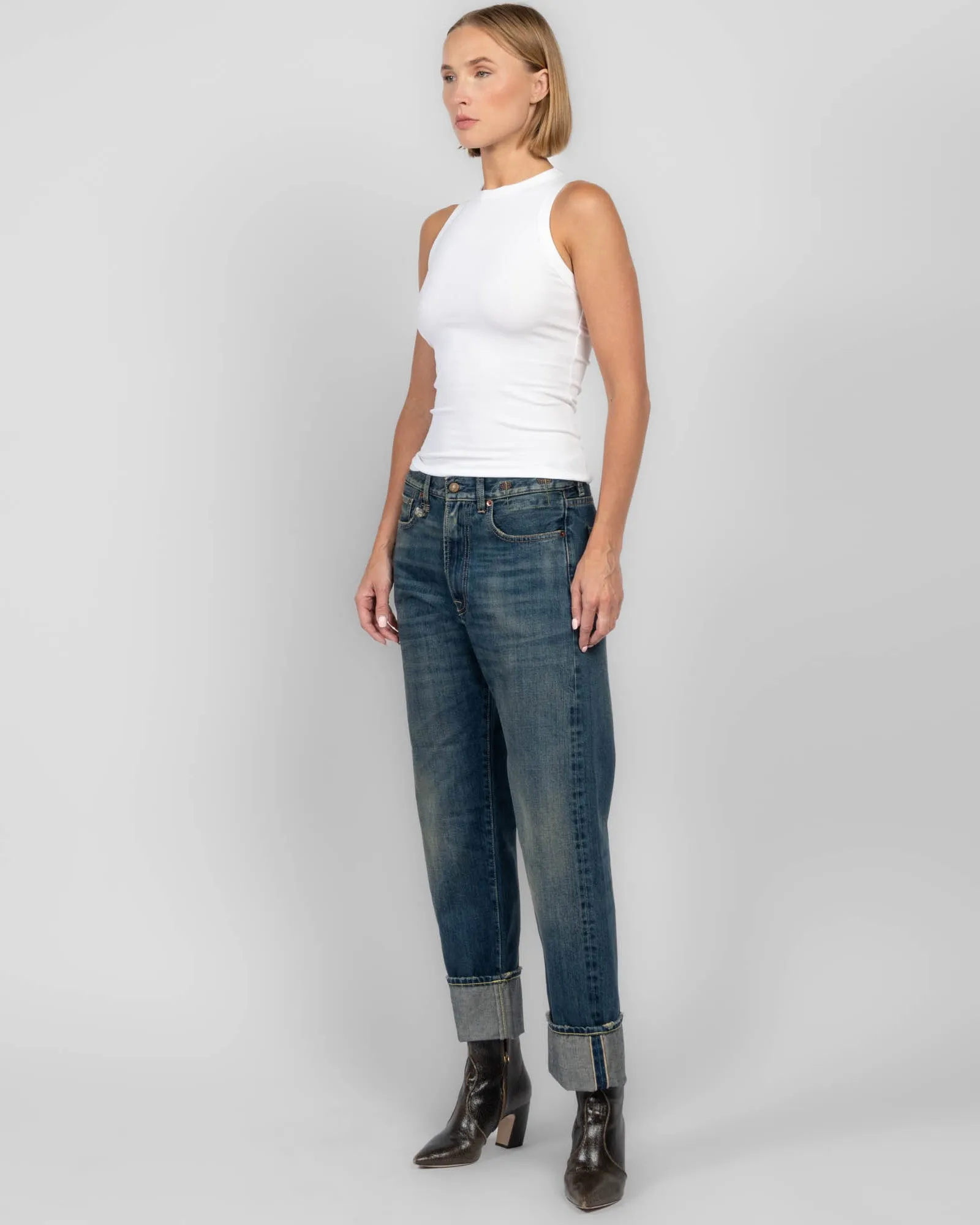 Cuff Boyfriend Jeans sold by TNT Fashion product image thumbnail 4