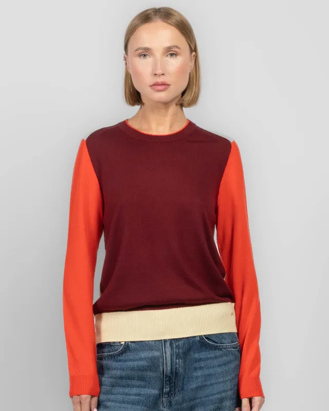 Taron Colour-Block Sweater sold by TNT Fashion