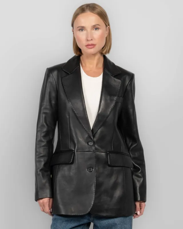 Ash Leather Blazer sold by TNT Fashion