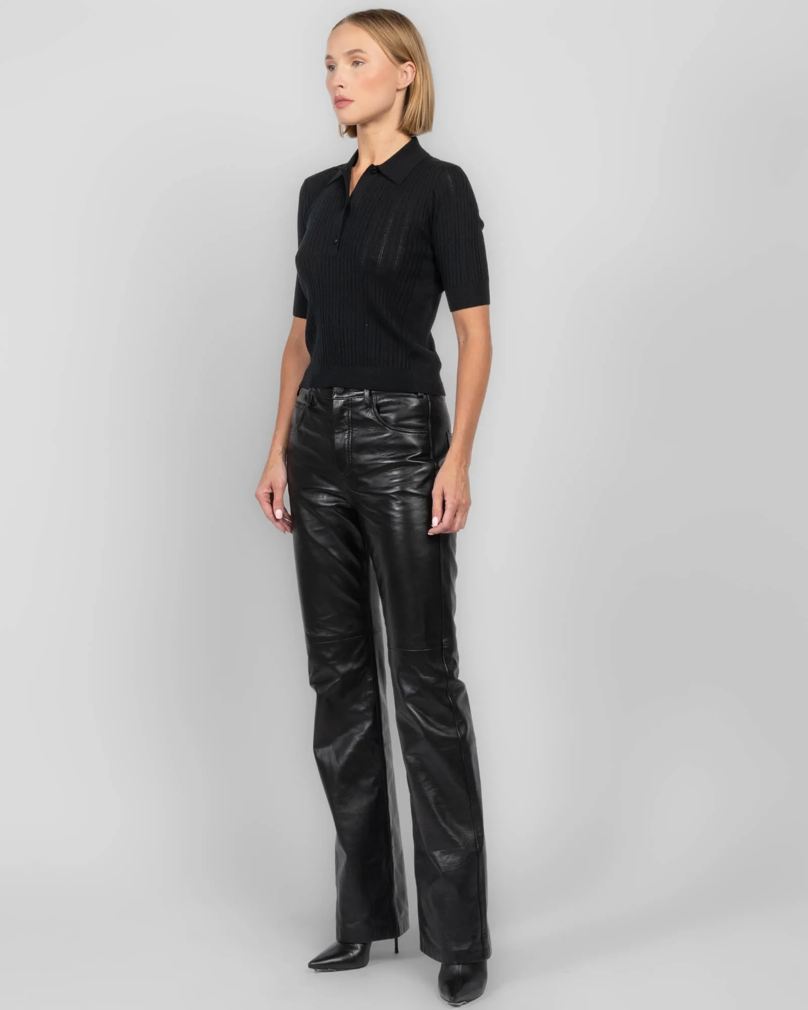Shrunken V-Neck Polo sold by TNT Fashion product image thumbnail 4