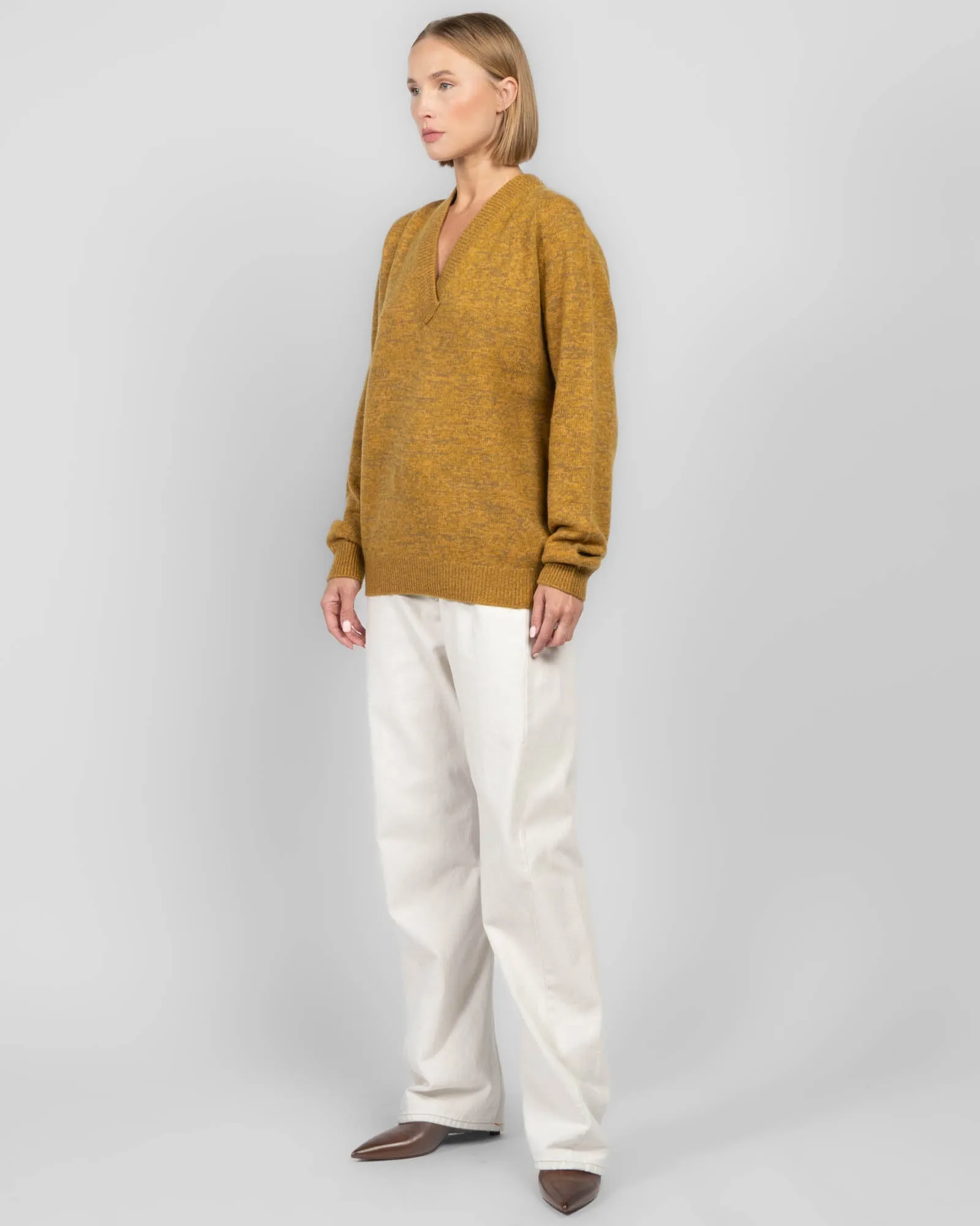 Boyfriend V-Neck Sweater sold by TNT Fashion product image thumbnail 4