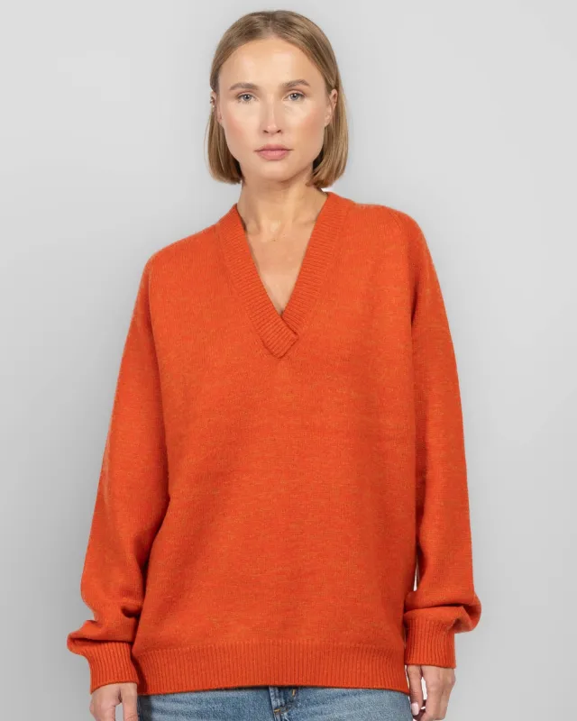 Boyfriend V-Neck Sweater sold by TNT Fashion