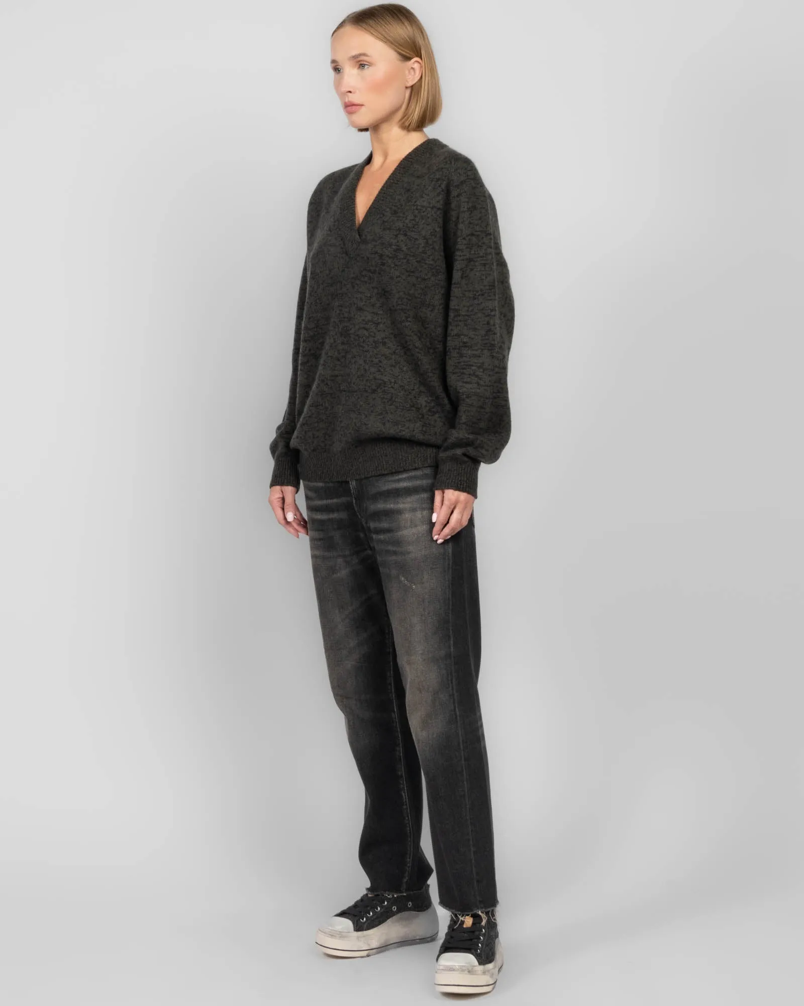 Boyfriend V-Neck Sweater sold by TNT Fashion product image thumbnail 4