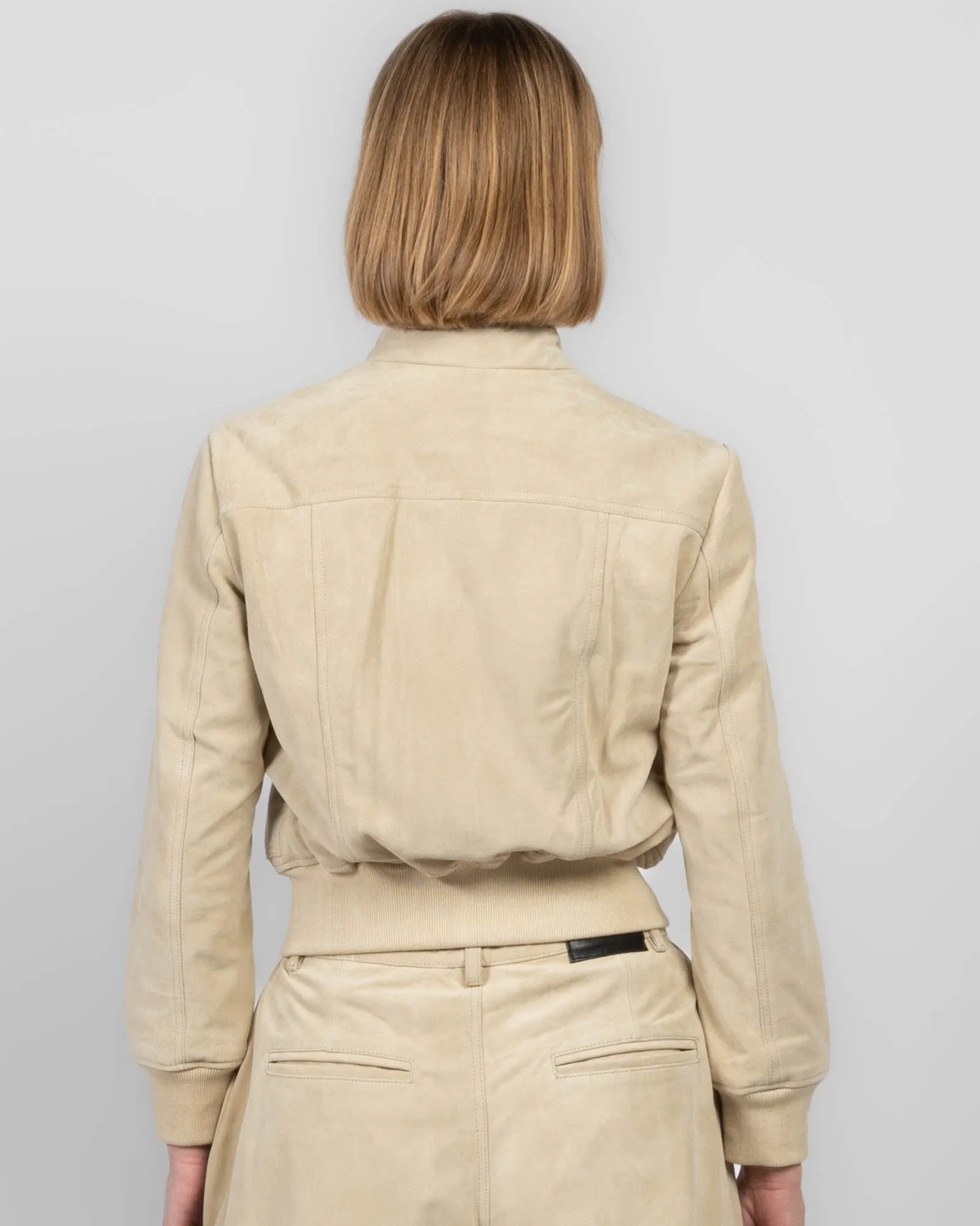 Shrunken Leather Jacket sold by TNT Fashion product image thumbnail 3