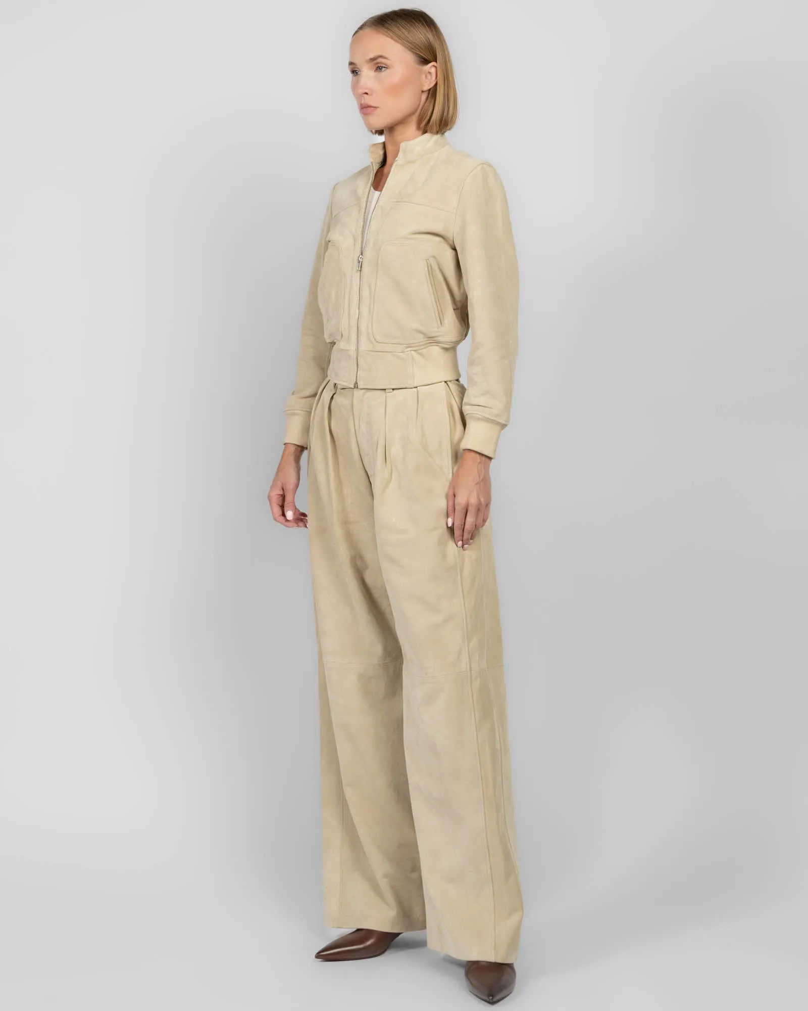 Shrunken Leather Jacket sold by TNT Fashion product image thumbnail 4