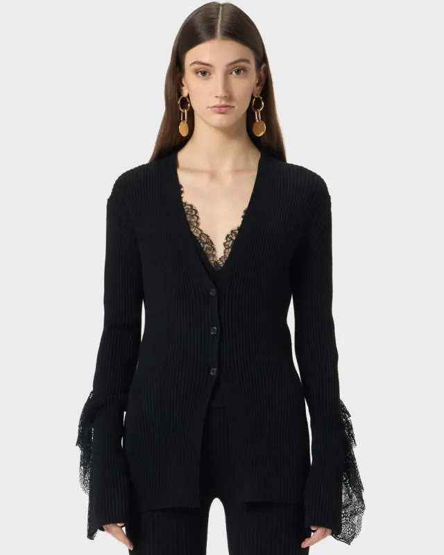 Knit Lace Cardigan sold by TNT Fashion