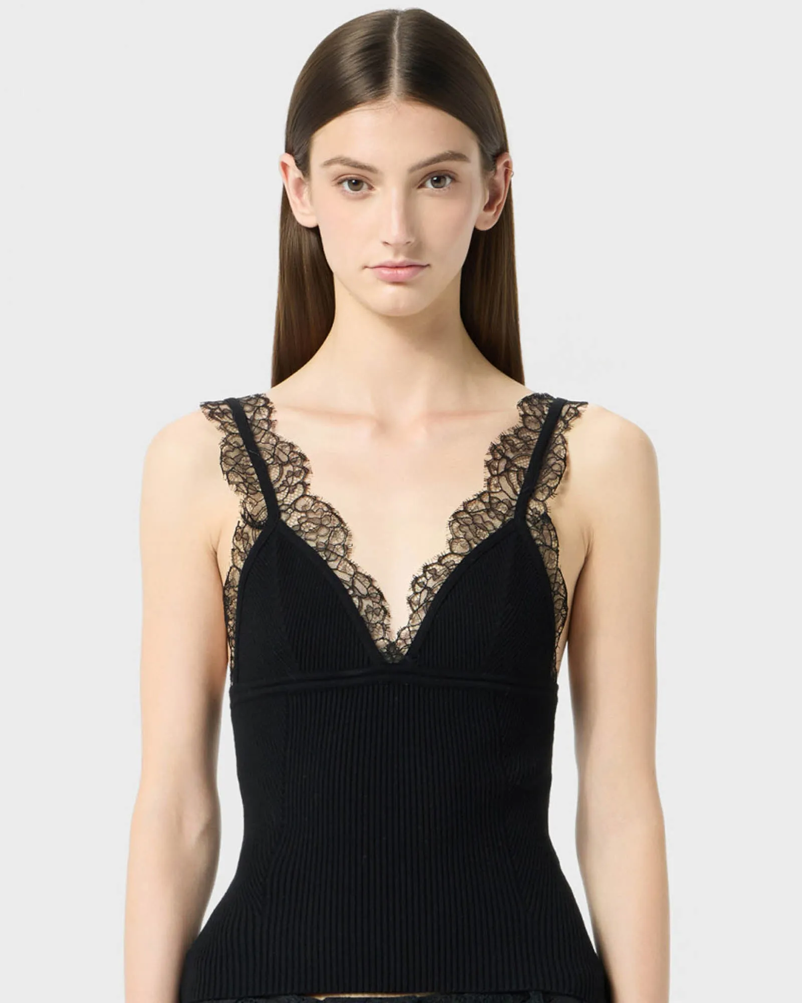 Knit Lace Top sold by TNT Fashion