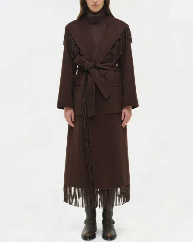 Carrie Fringe Coat sold by TNT Fashion