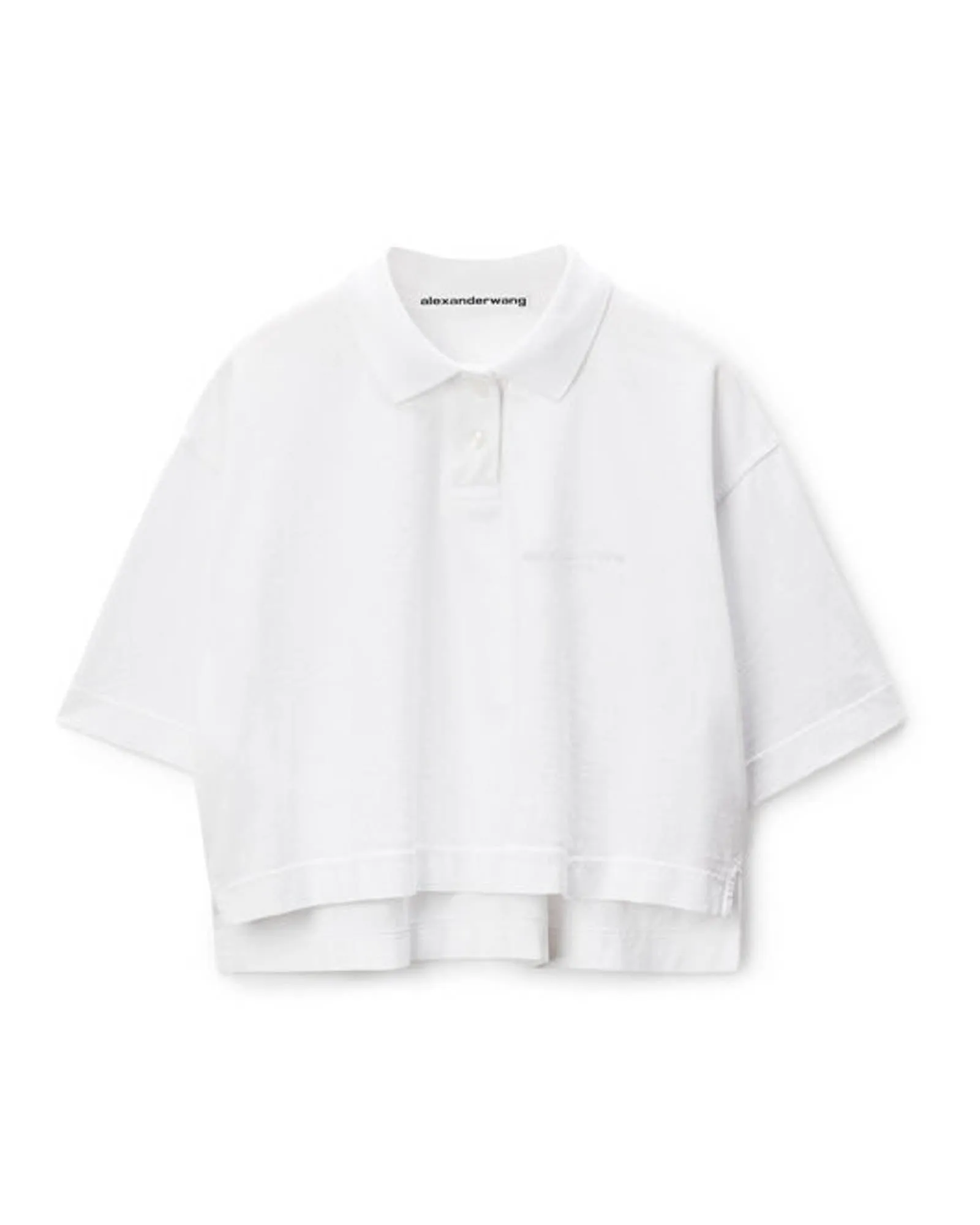 Short Sleeve Cropped Polo Tee sold by TNT Fashion