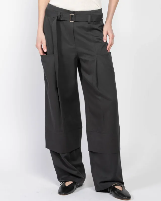 Double Belted Pocket Pants sold by TNT Fashion