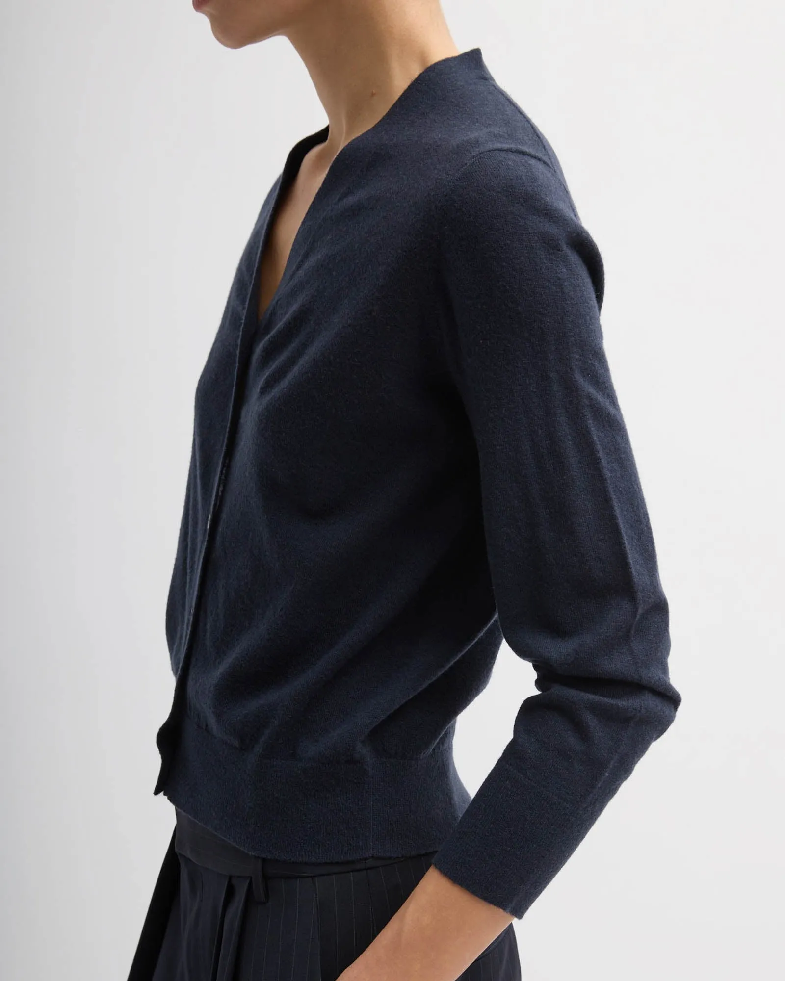 Skinlike V-Neck Button Cardigan sold by TNT Fashion product image thumbnail 3