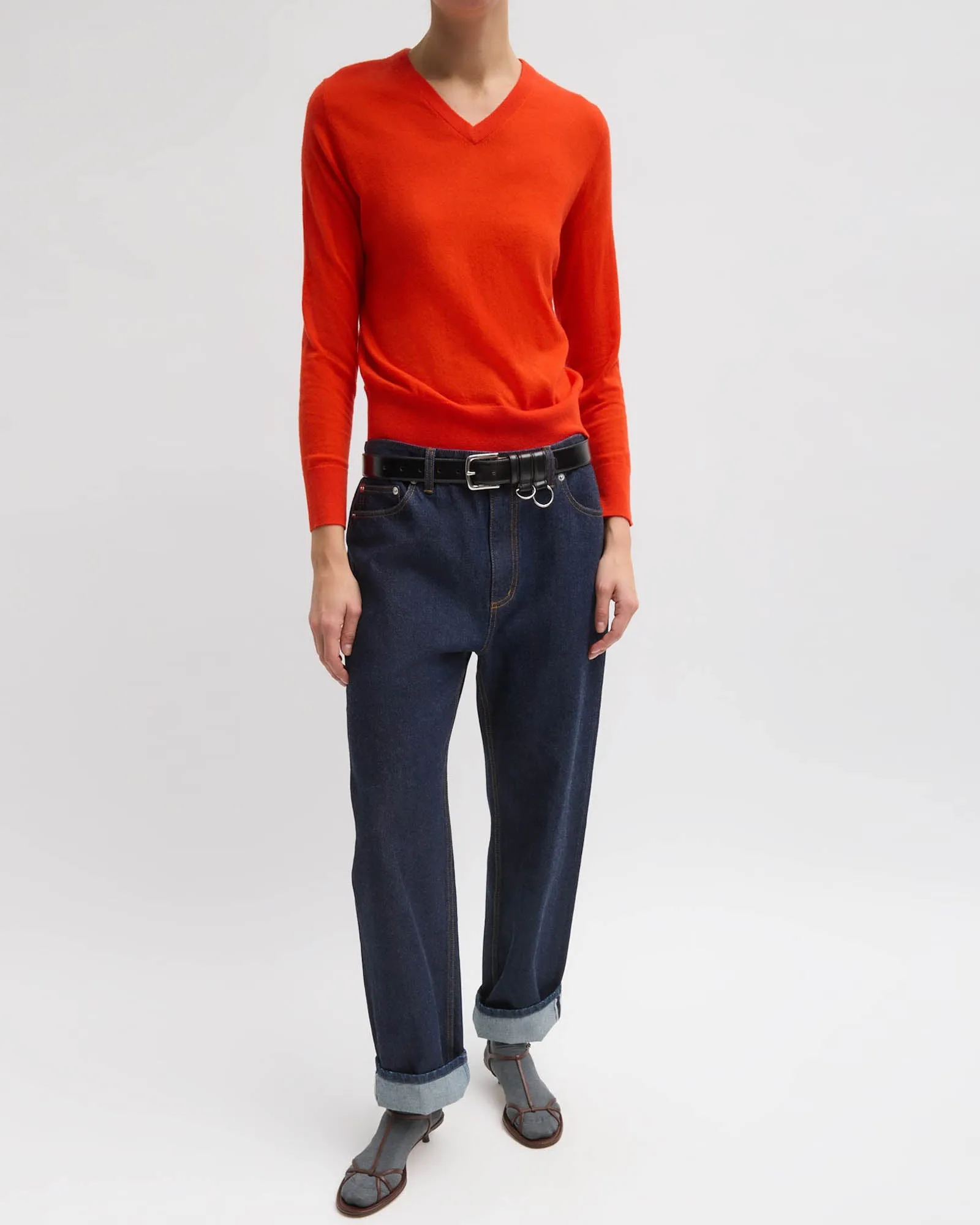 Skinline V-Neck Sweater sold by TNT Fashion product image thumbnail 2