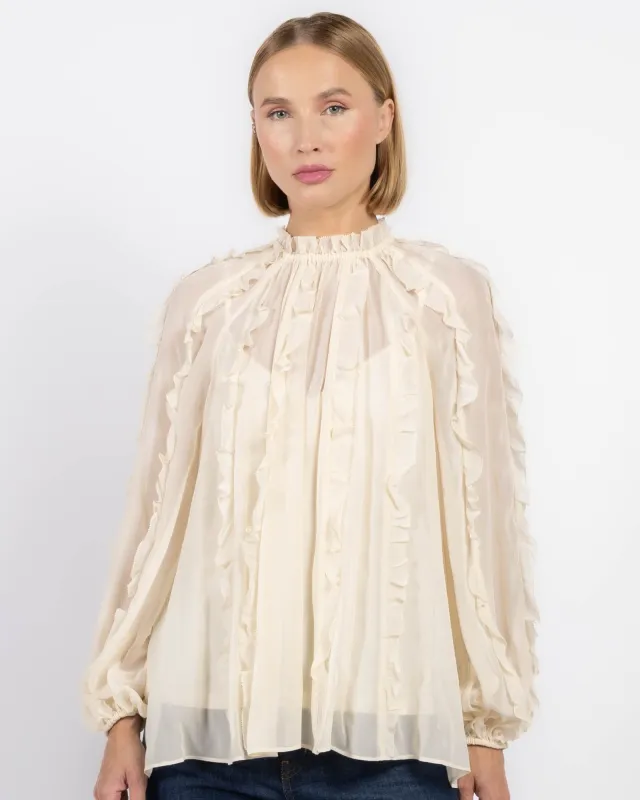 Frill Billow Top sold by TNT Fashion
