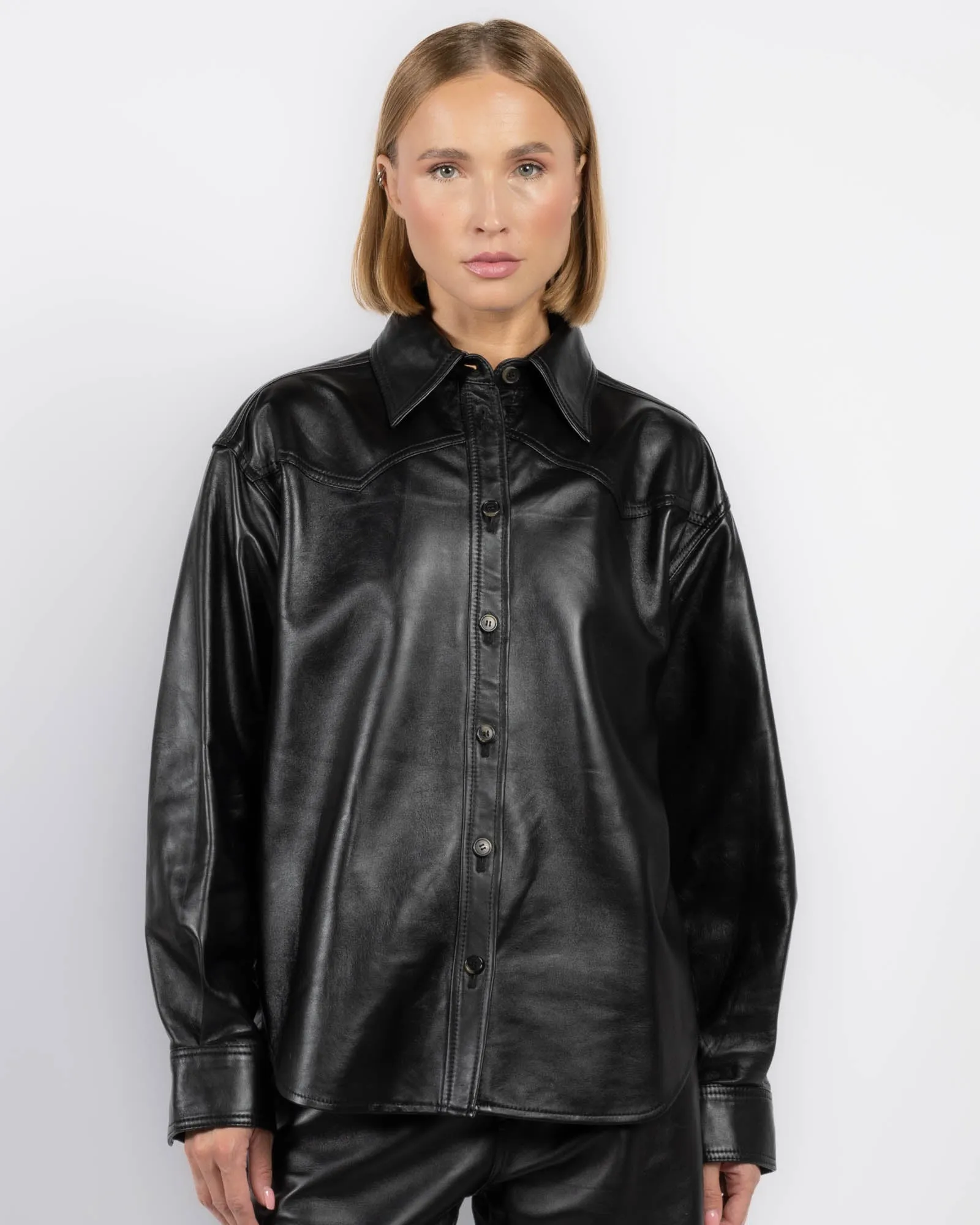 Belty Leather Jacket sold by TNT Fashion