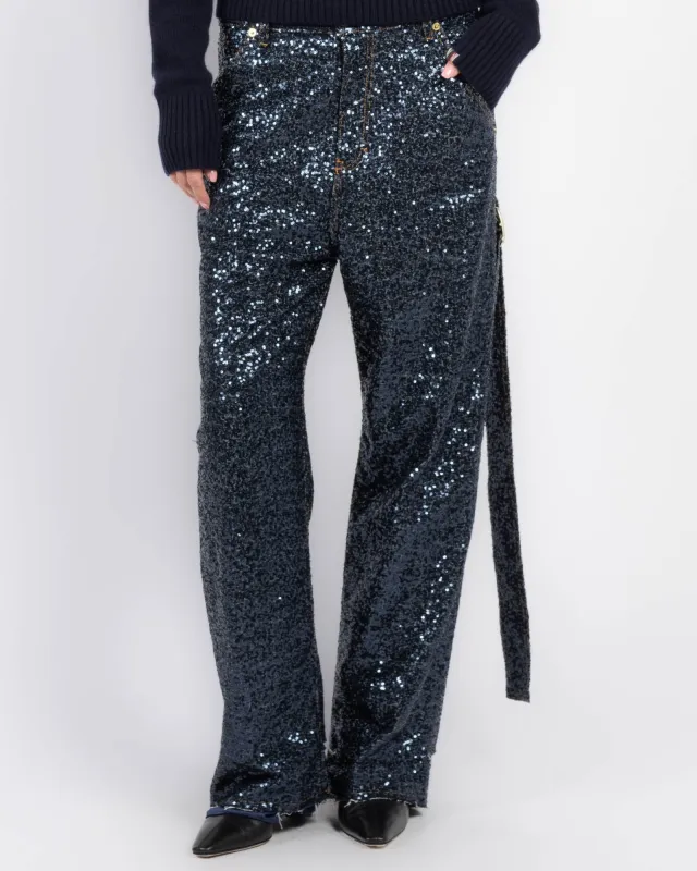 Lisa Pailettes Denim Jeans sold by TNT Fashion